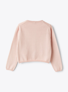 Bio-Baumwoll-Cardigan - Rose | Il Gufo