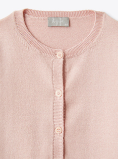 Bio-Baumwoll-Cardigan - Rose | Il Gufo