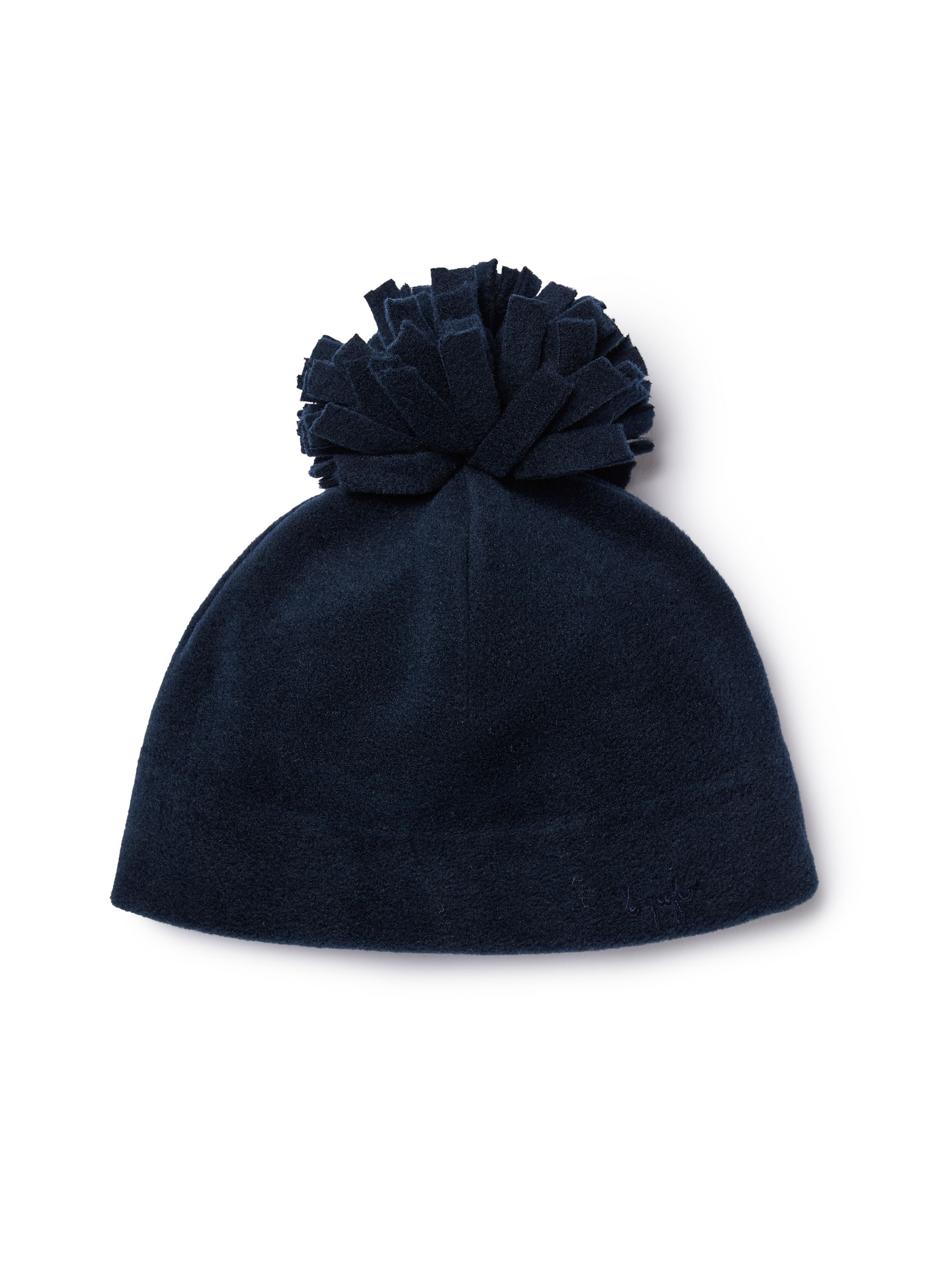 Hat with blue pom-pon - Blue | Il Gufo