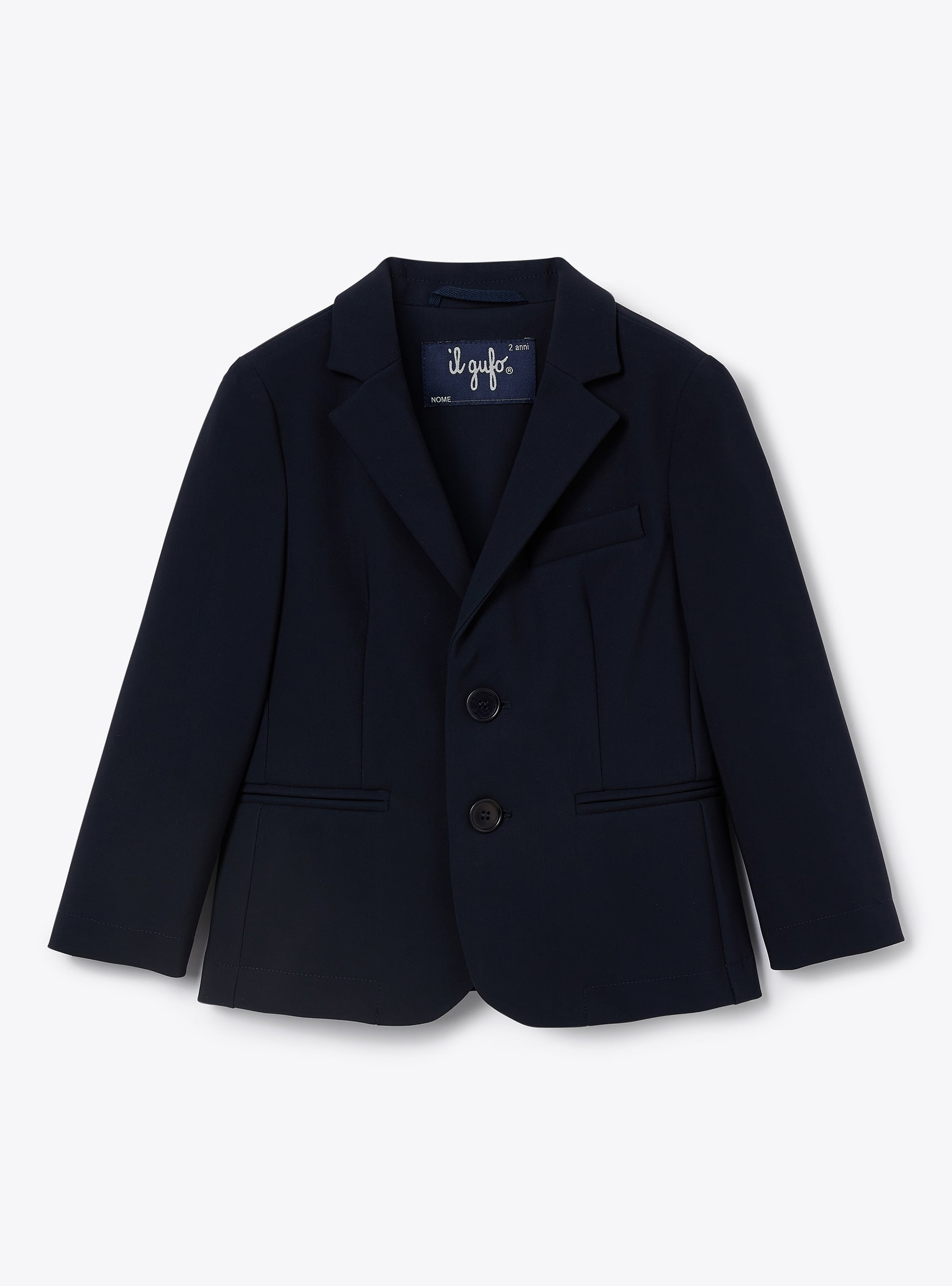 Navy Sensitive® Fabrics blazer - Jackets - Il Gufo