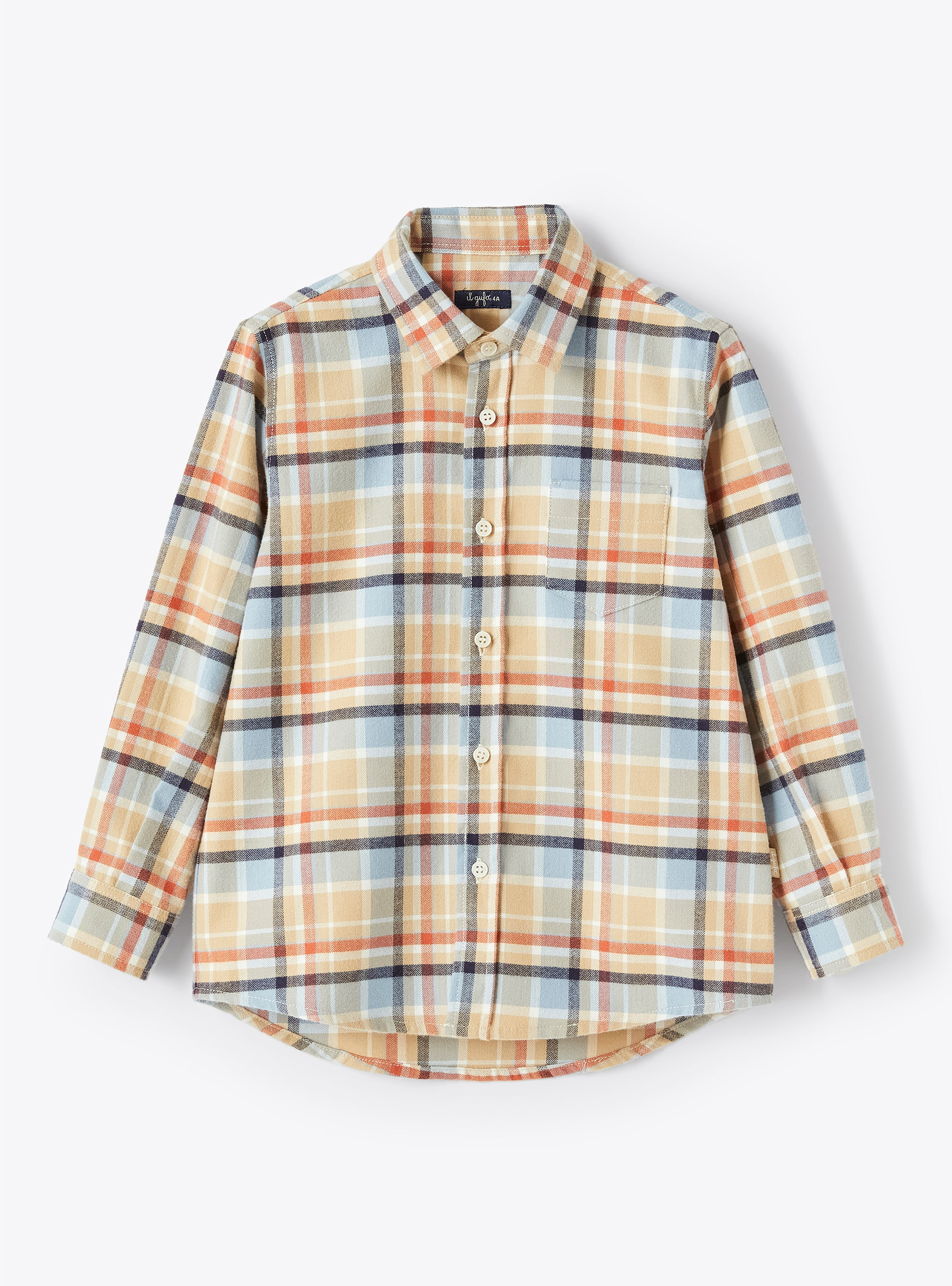 Camicia in cotone a quadri - Camicie - Il Gufo