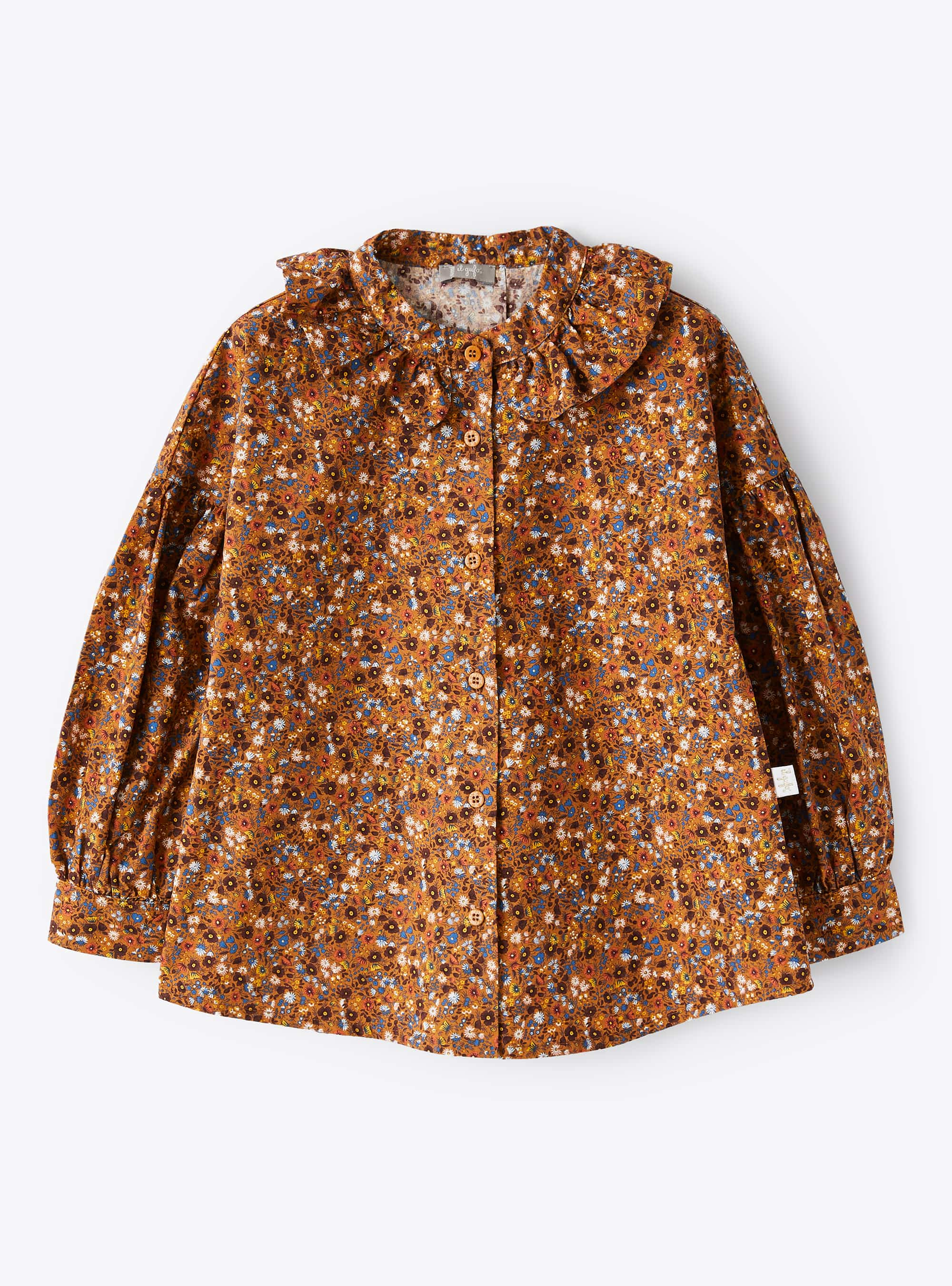 Floral print ruffle blouse - Shirts - Il Gufo