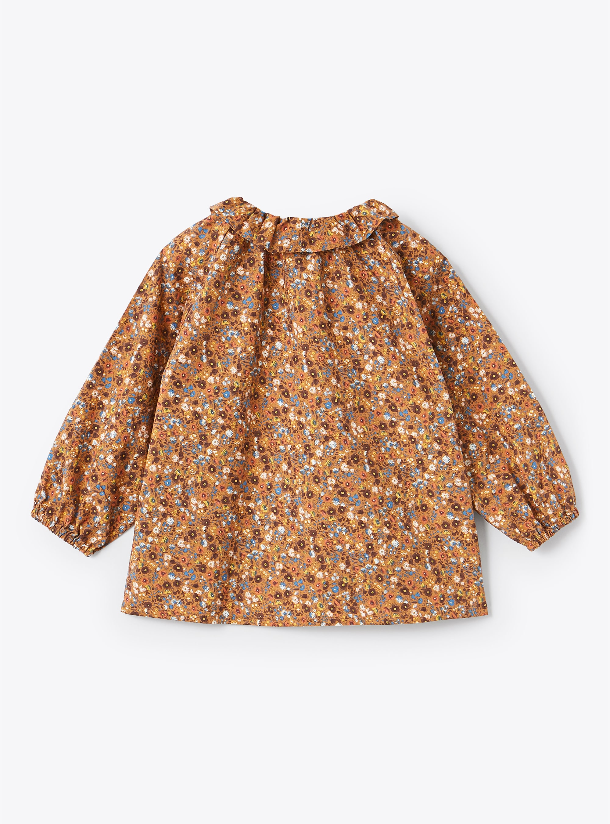 Beige floral print blouse - Brown | Il Gufo