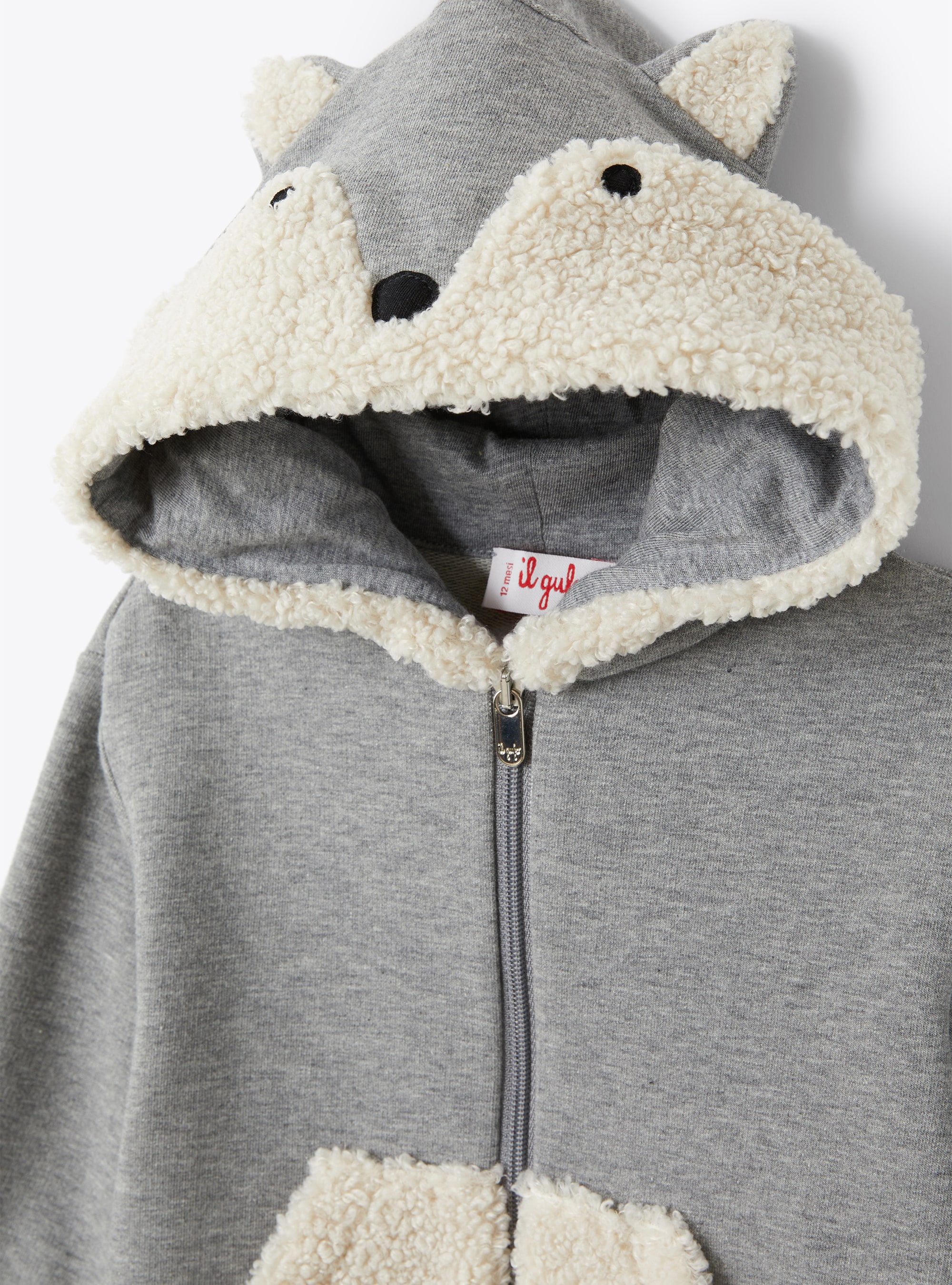 Squirrel hood outfit - Grey | Il Gufo