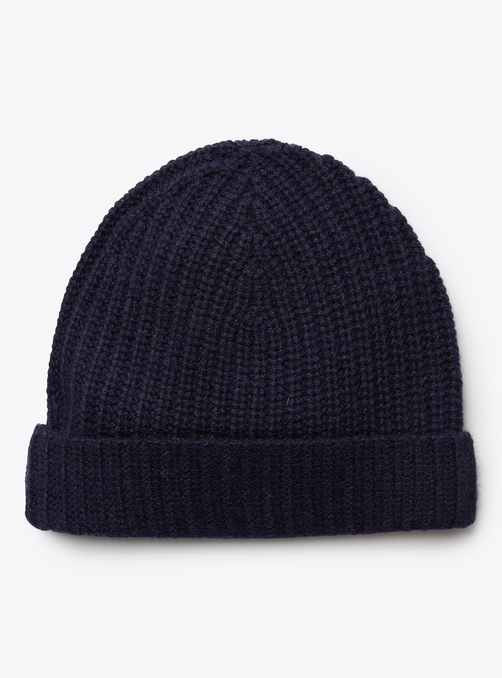 Navy cashmere wool hat - Blue | Il Gufo
