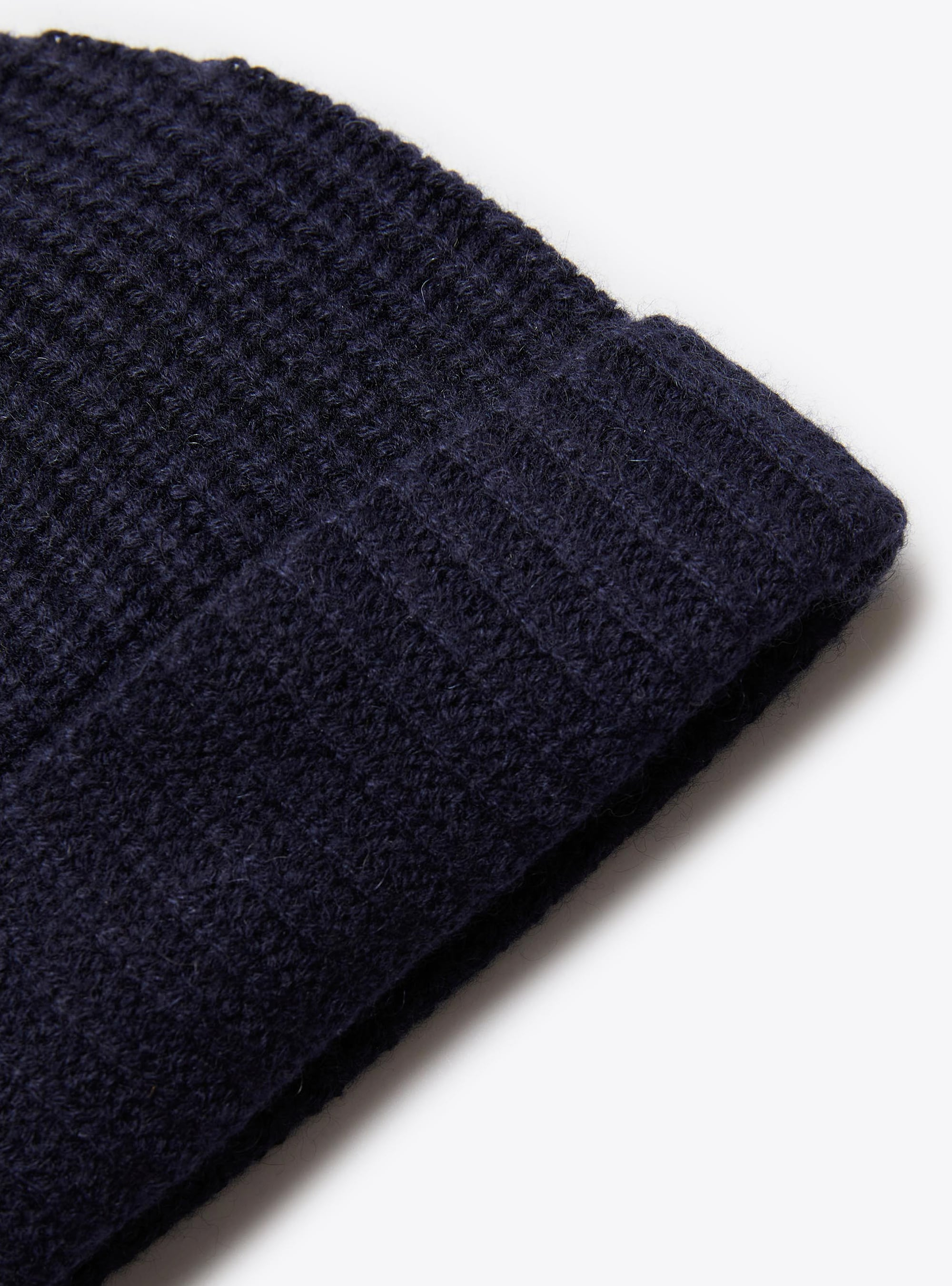 Navy cashmere wool hat - Blue | Il Gufo