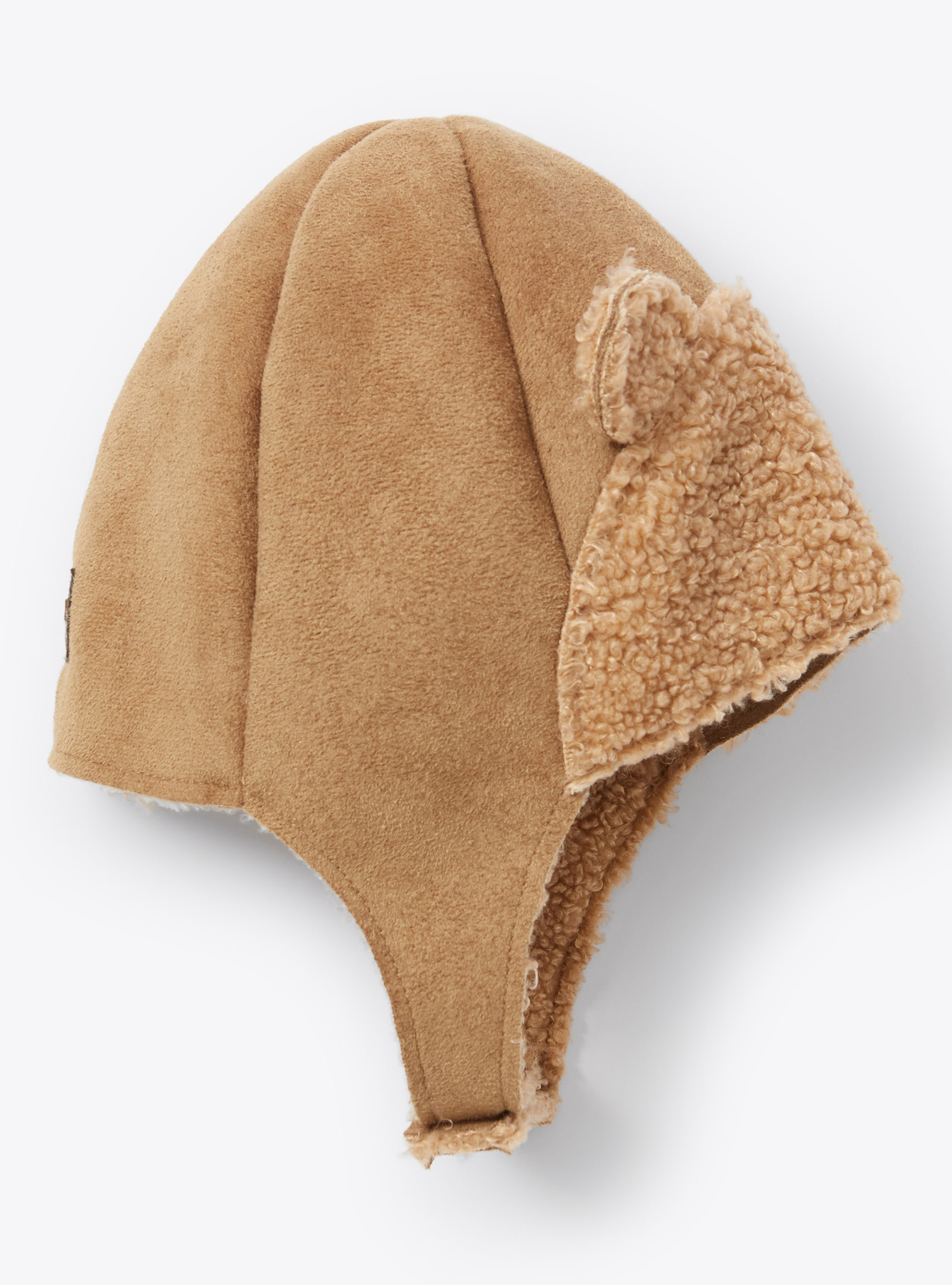 Faux shearling baby hat - Accessories - Il Gufo