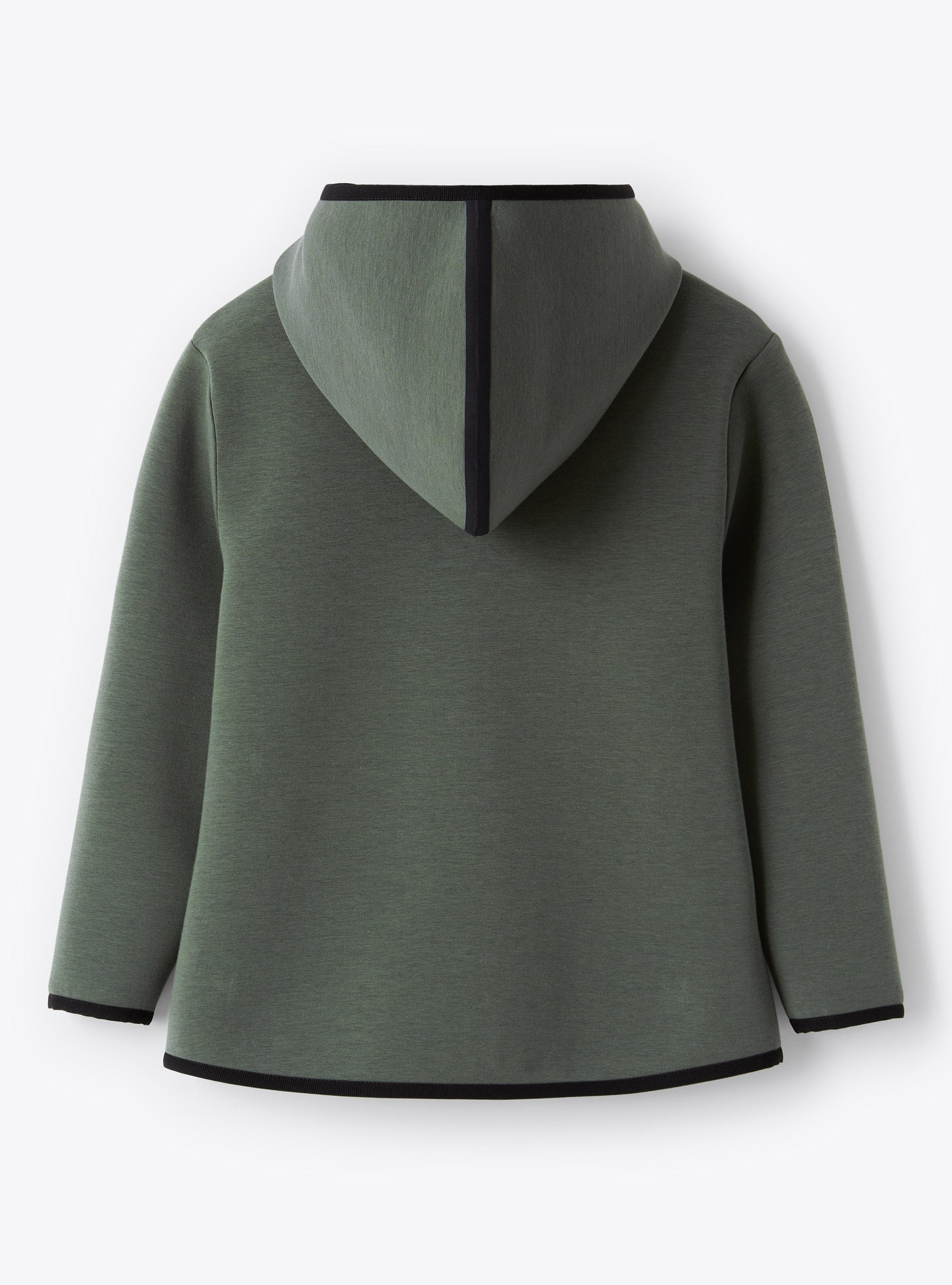 Hooded bonded jacket - Green | Il Gufo