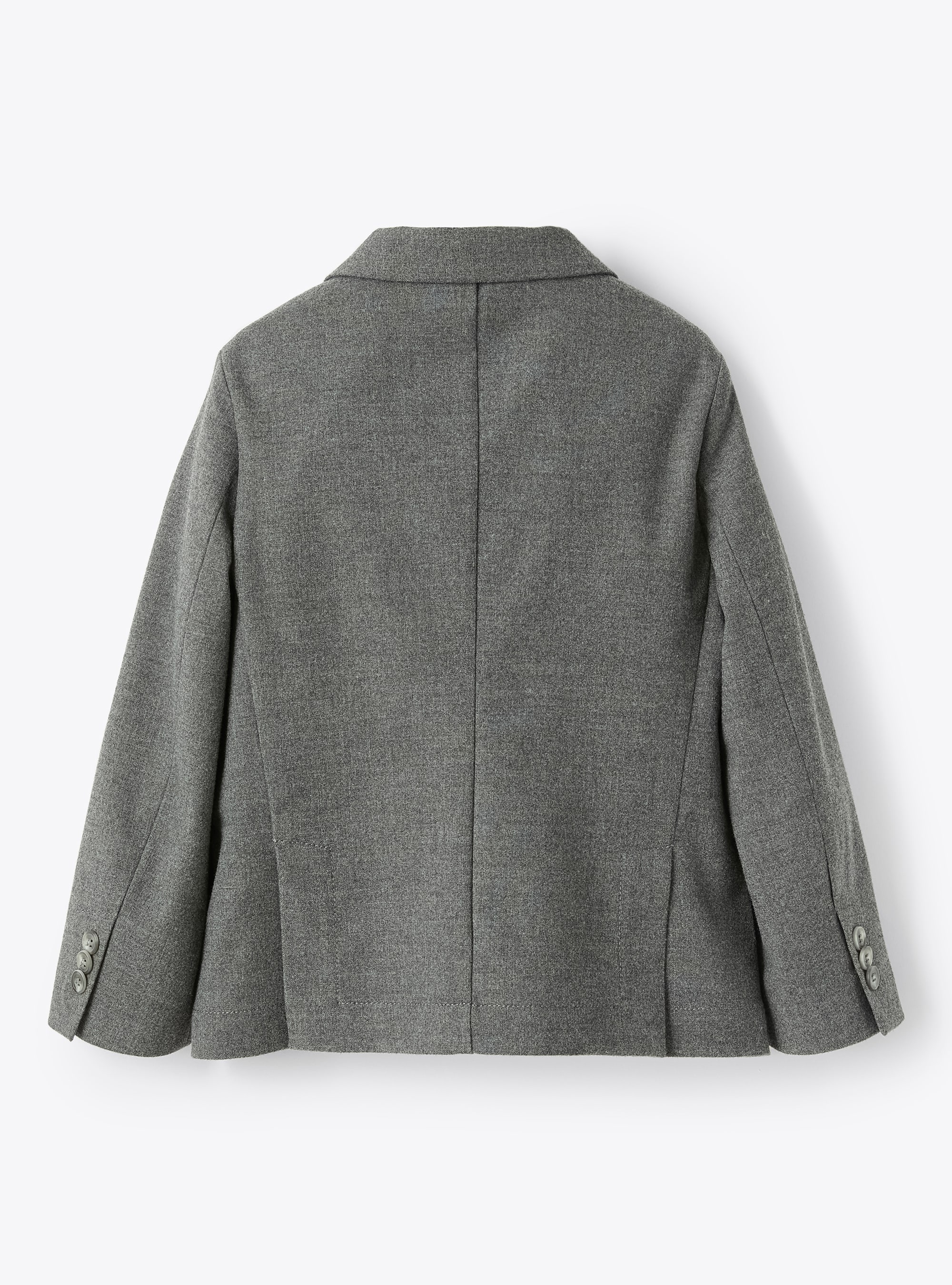 Classic dark grey technowool blazer - Grey | Il Gufo