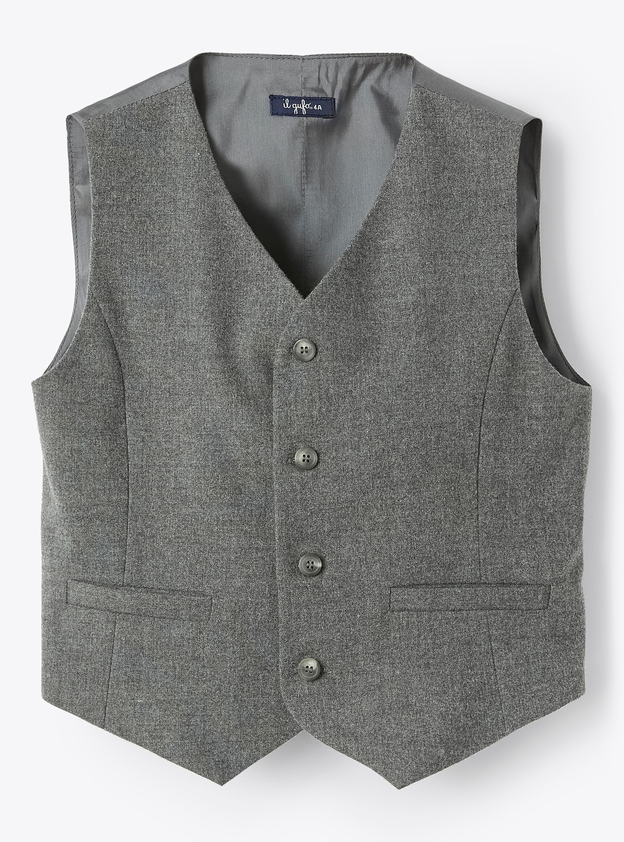 Grey technowool waistcoat - Sweaters - Il Gufo