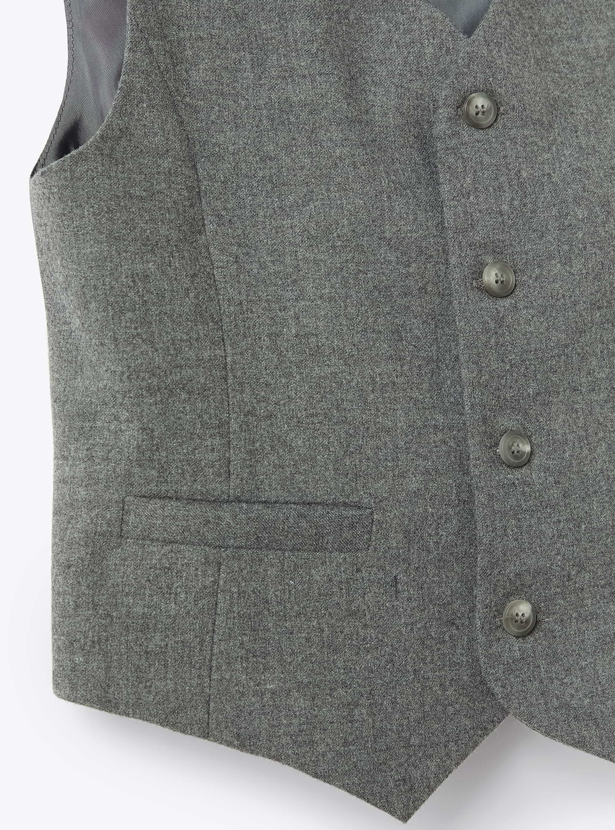 Grey technowool waistcoat - Grey | Il Gufo