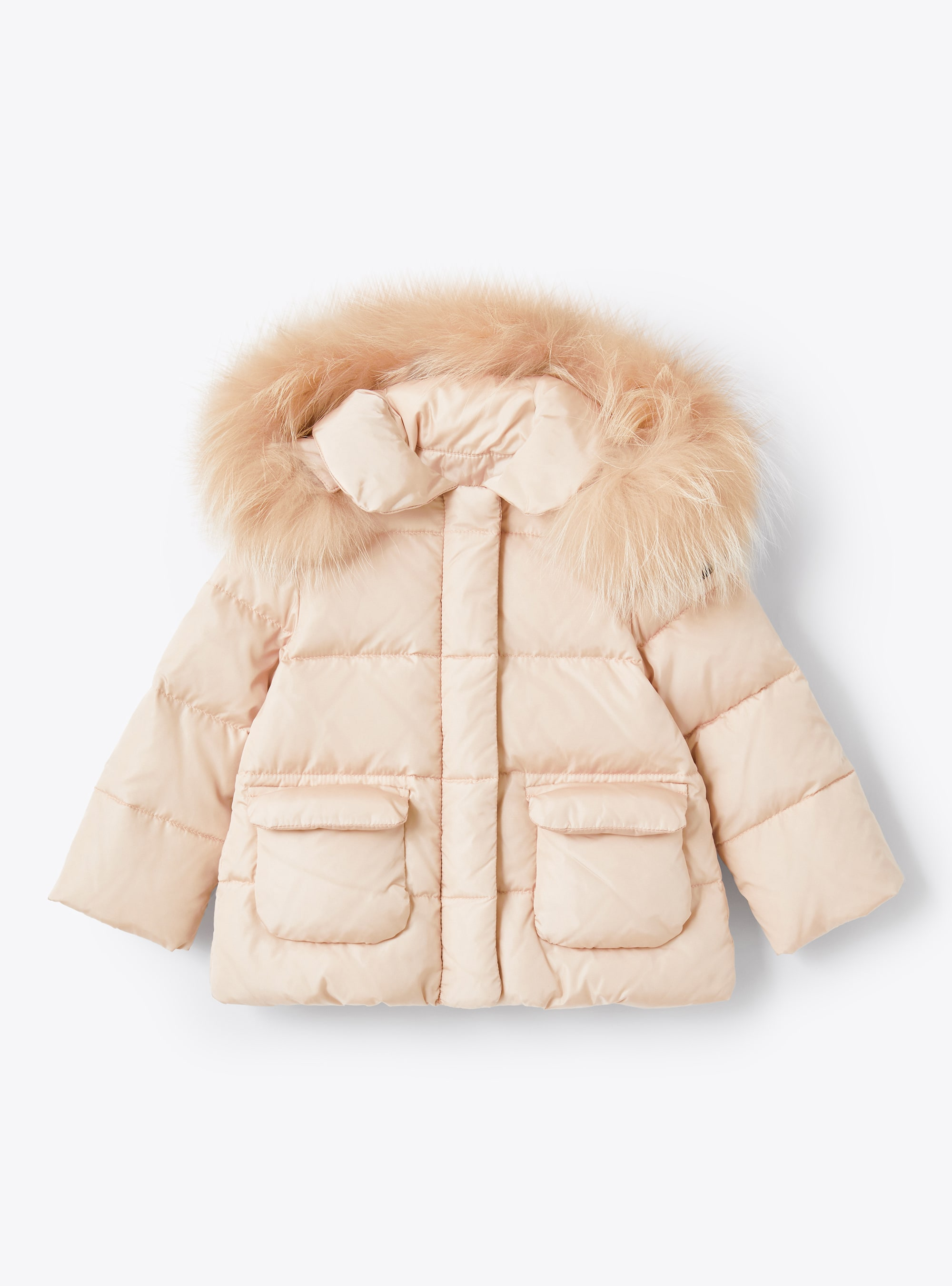 Baby girls' hooded down jacket - Down Jackets - Il Gufo