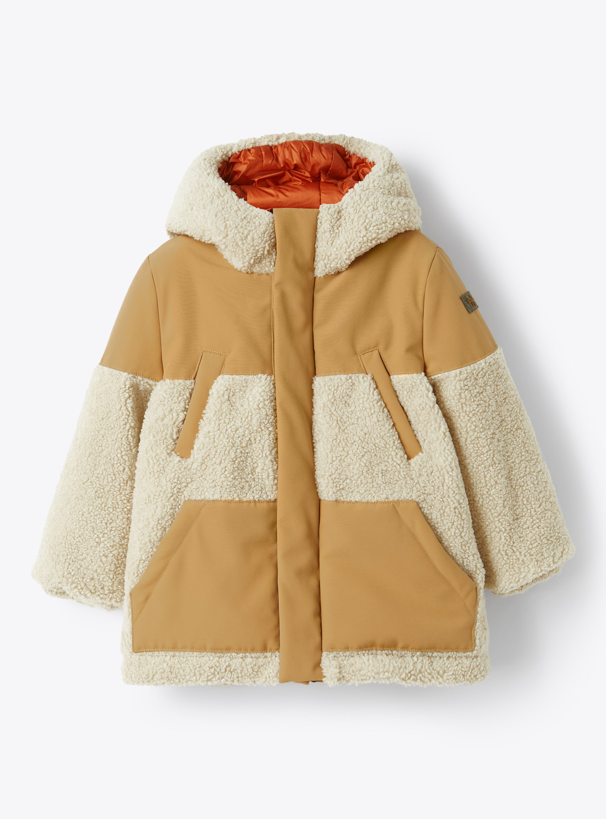 Two-material winter jacket with eco-friendly padding - Down Jackets - Il Gufo