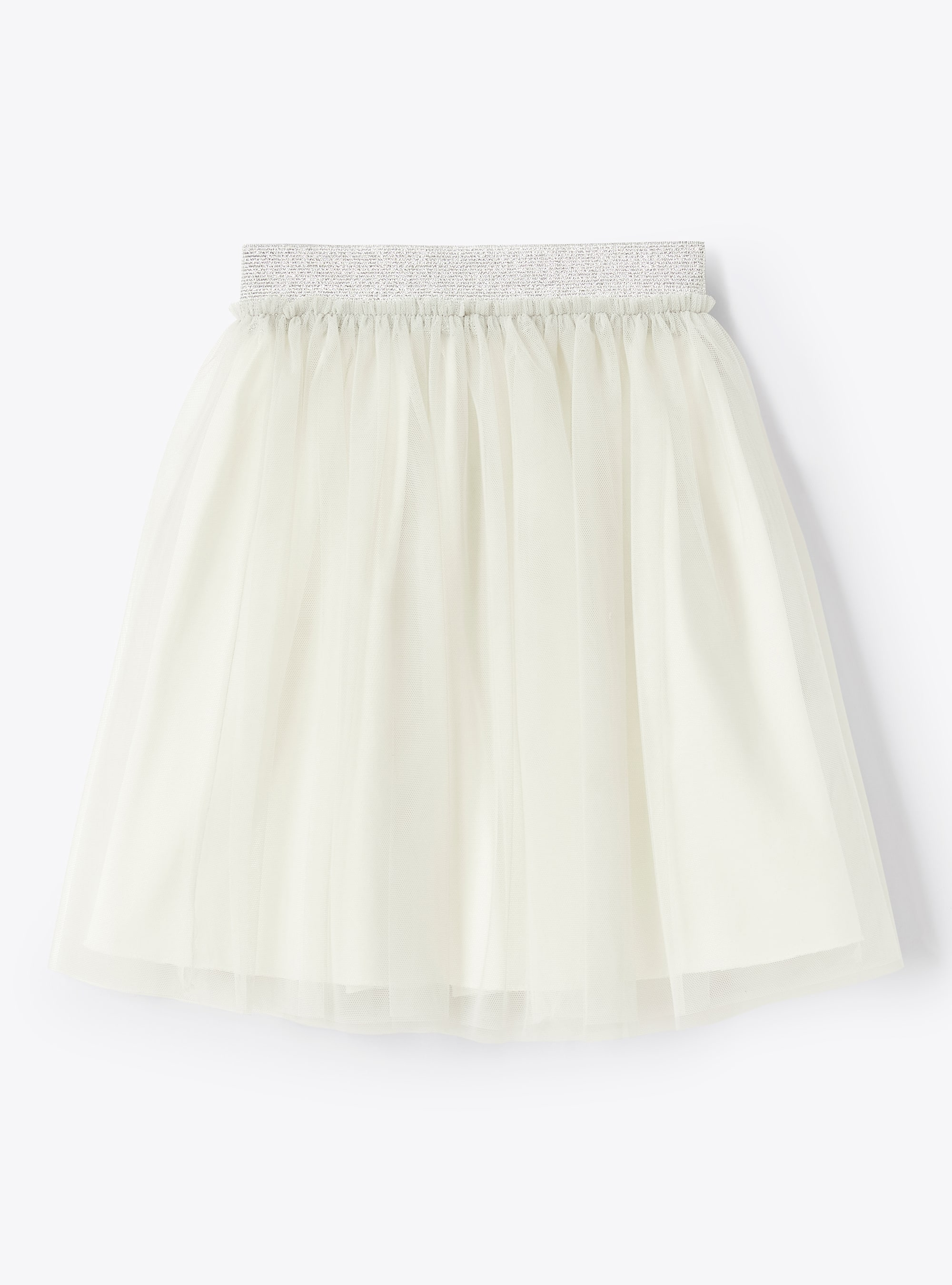 Grey tulle skirt - Skirts - Il Gufo
