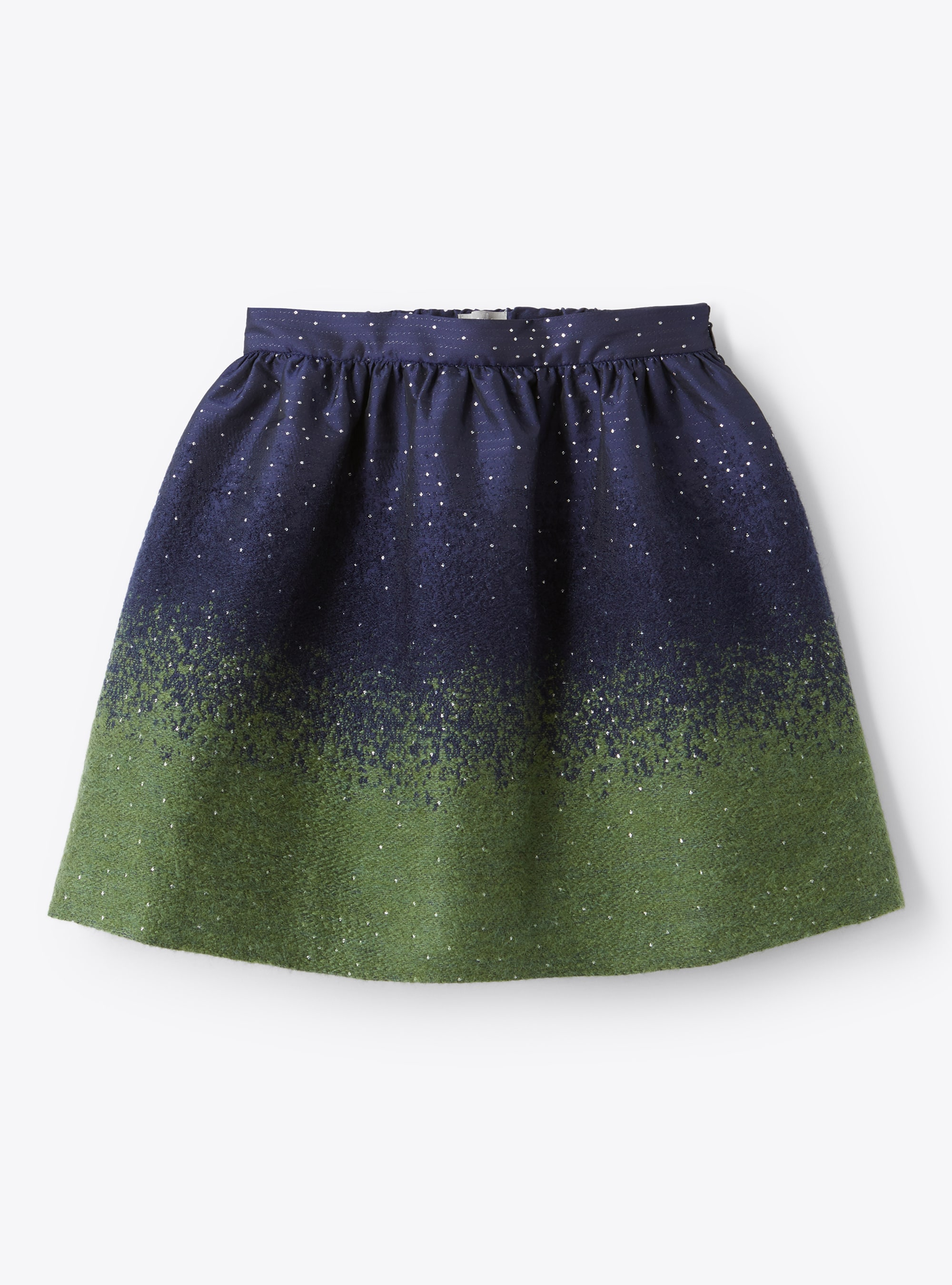 Taffeta skirt with mohair inlays - Skirts - Il Gufo