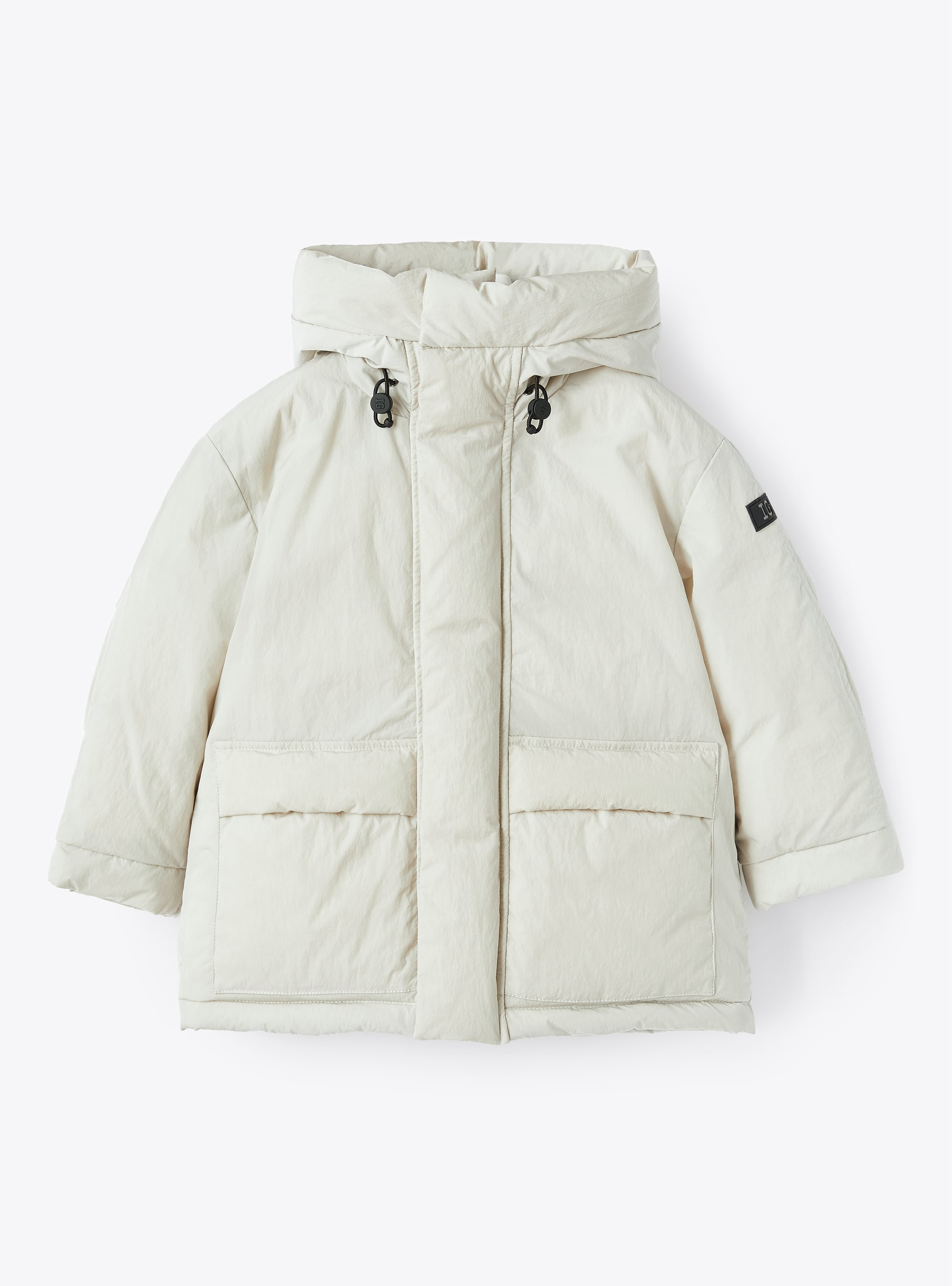 Creased-effect down parka - Down Jackets - Il Gufo
