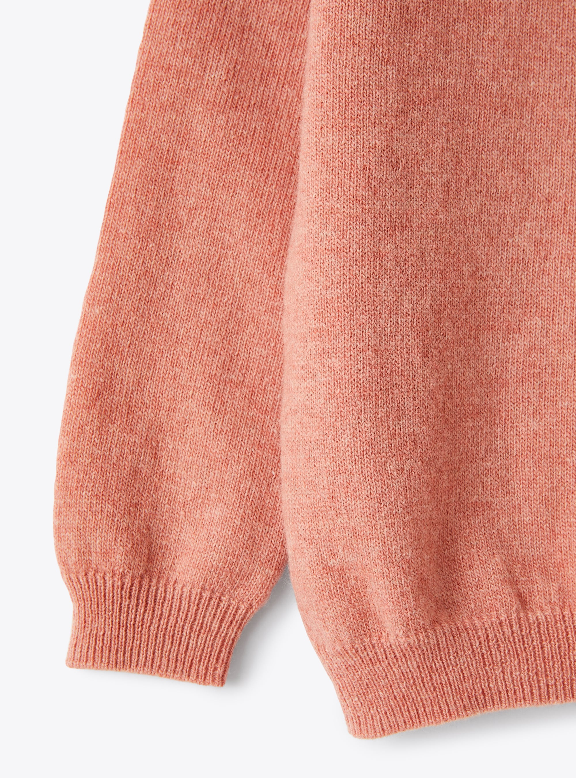 Pink merino wool turtleneck sweater - Pink | Il Gufo