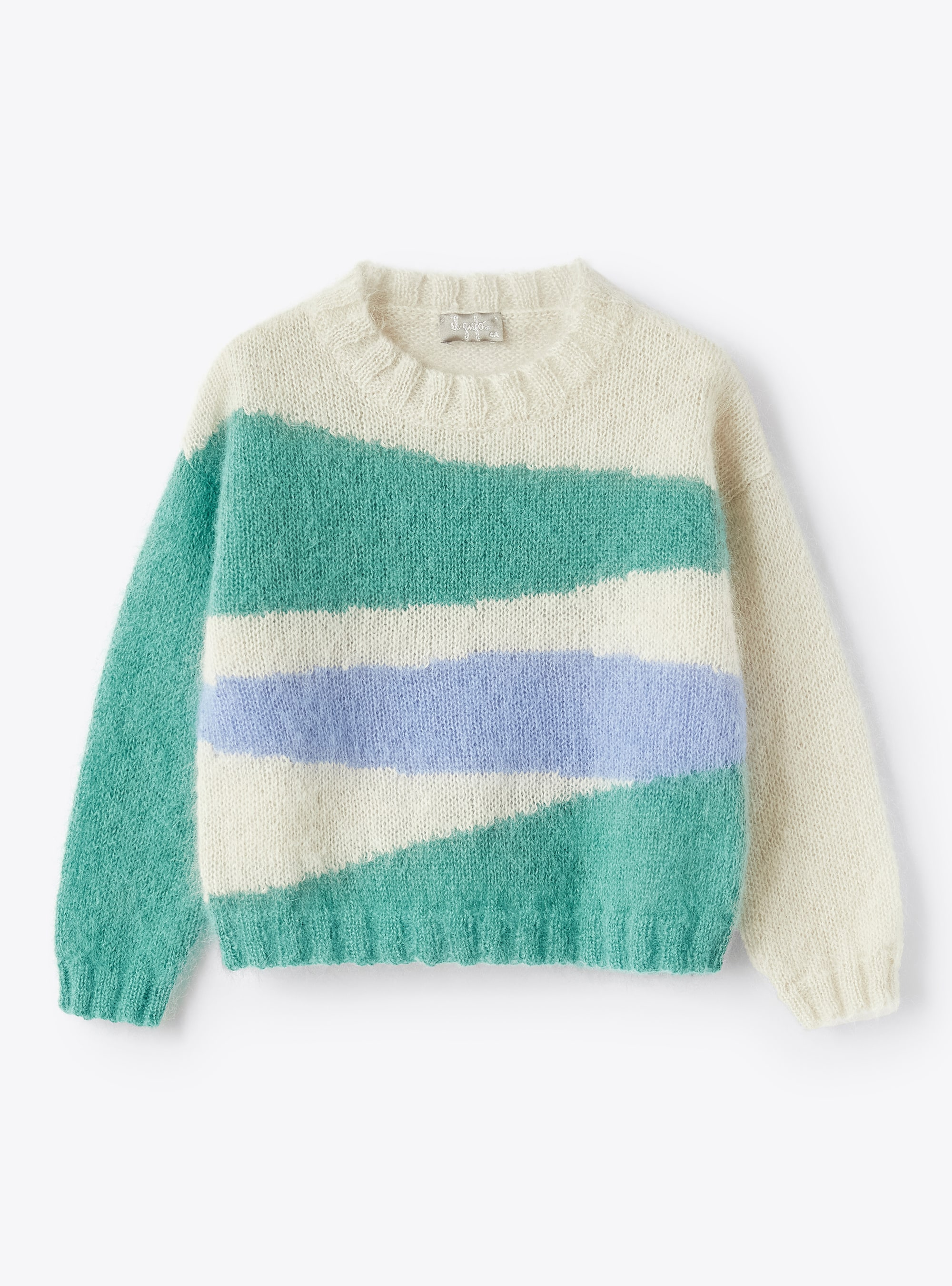 Multicoloured mohair sweater - Sweaters - Il Gufo