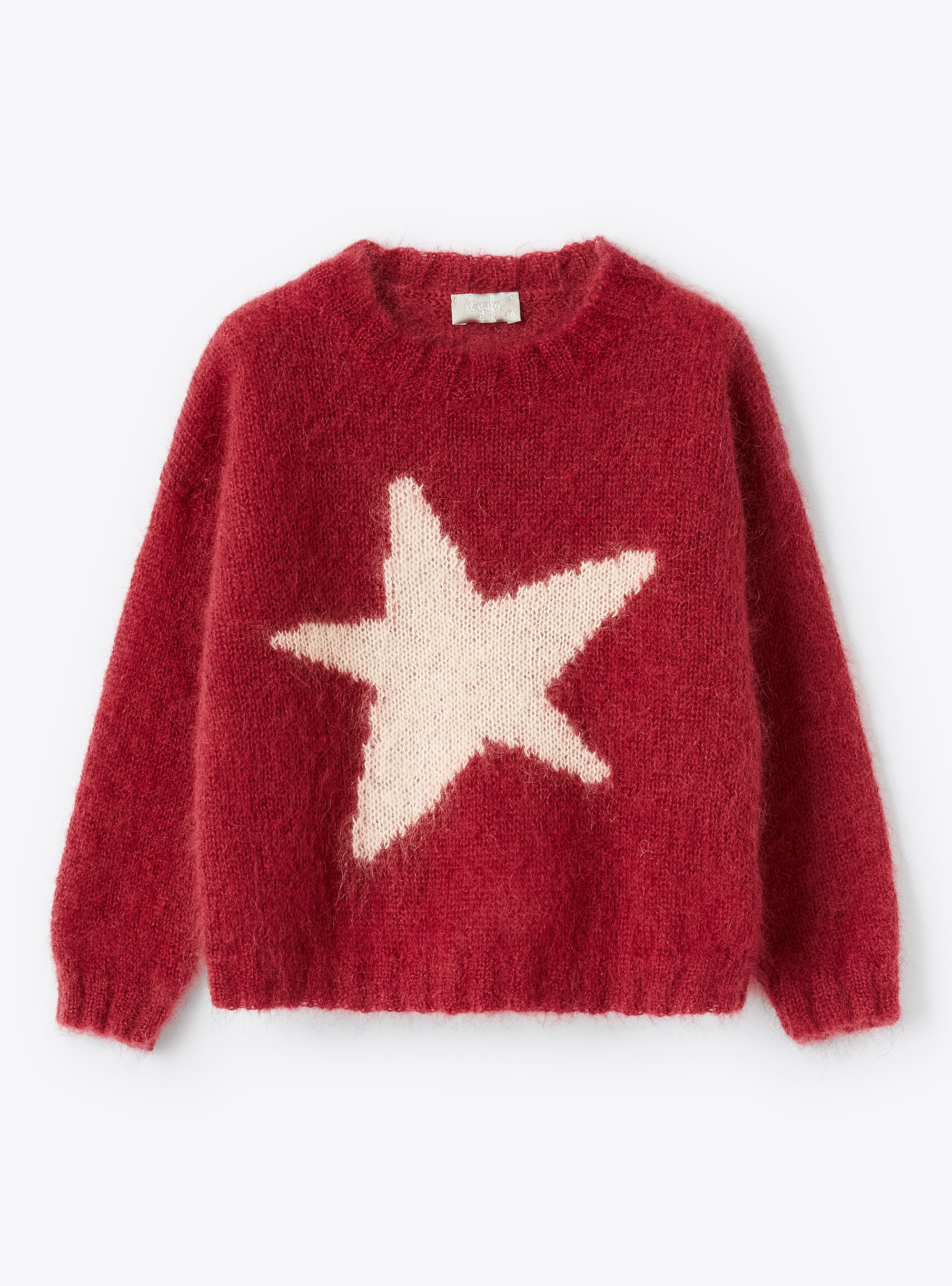 Star motif mohair sweater - Sweaters - Il Gufo