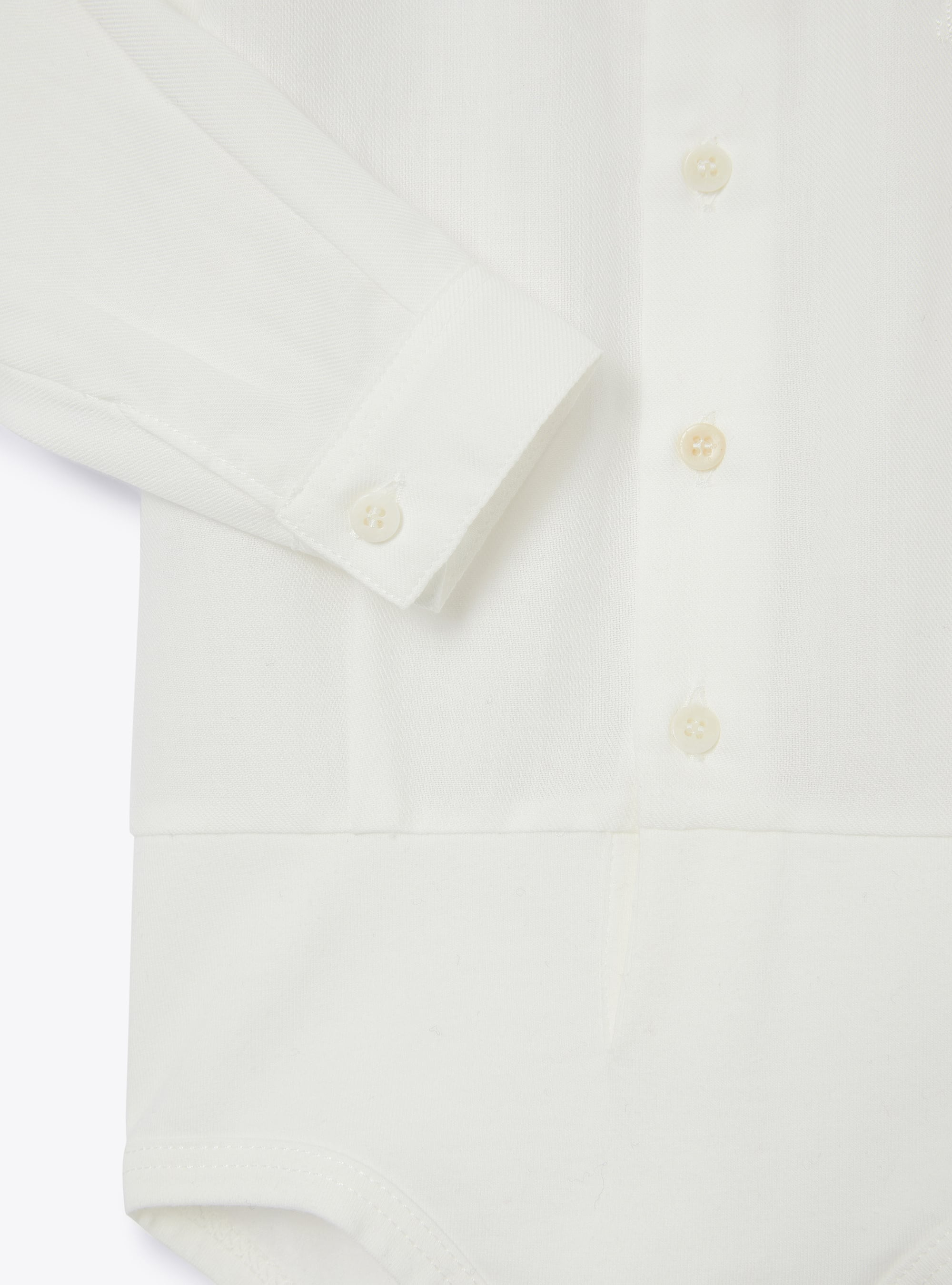 Body camicia bianco da neonato - Bianco | Il Gufo