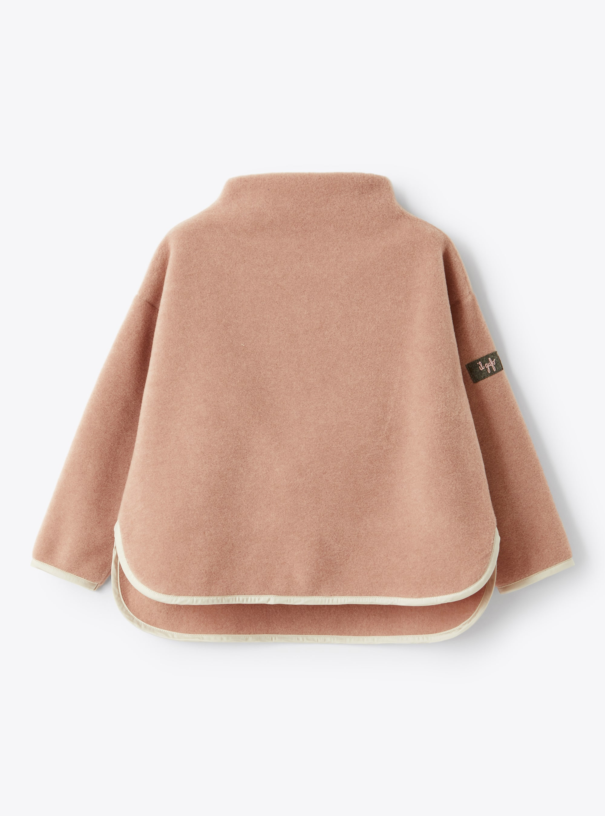 Contrast trim fleece sweater - Sweatshirts - Il Gufo