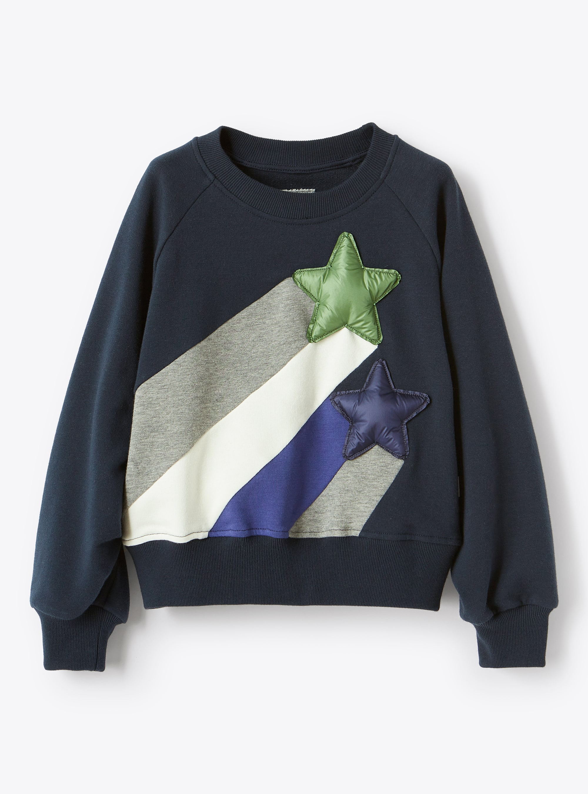 Rundhals-Sweatshirt mit Sternen - Sweatshirts - Il Gufo
