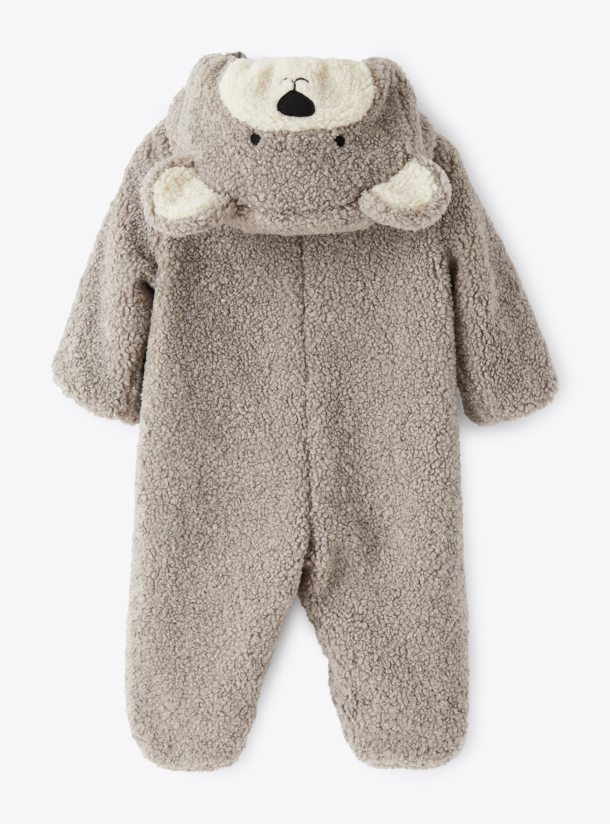 Tutone orsetto in teddy grigio - Grigio | Il Gufo