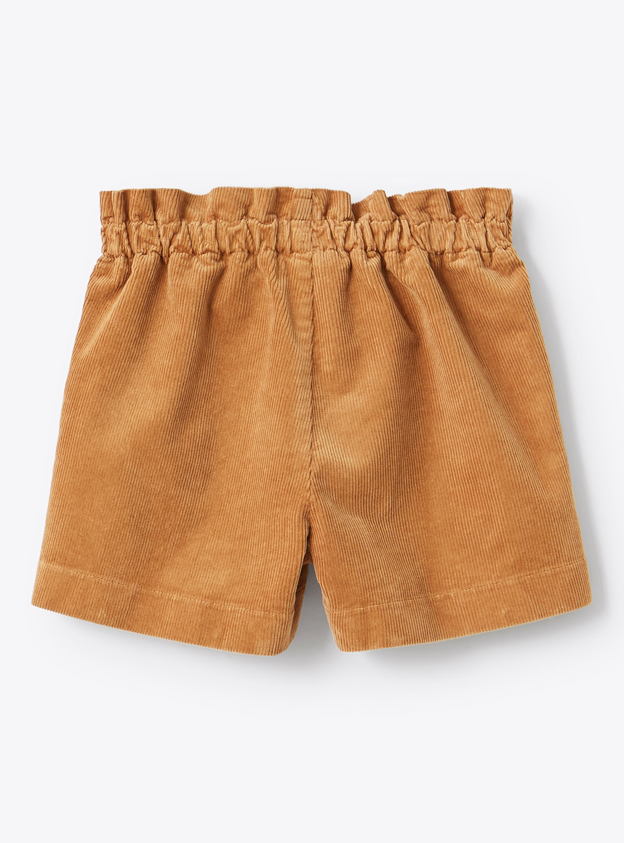 Caramel corduroy shorts - Brown | Il Gufo