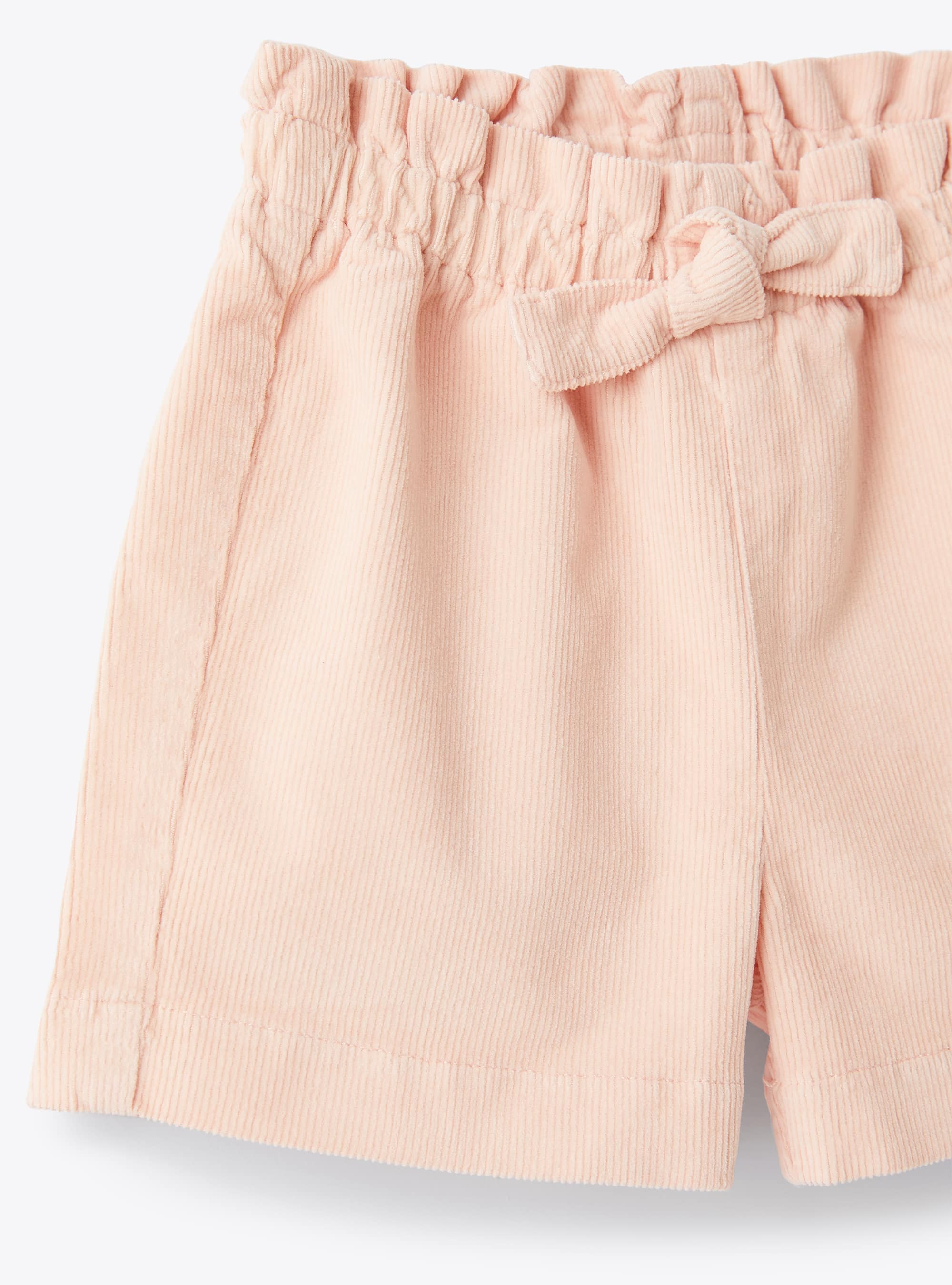 Quartz pink corduroy shorts - Pink | Il Gufo