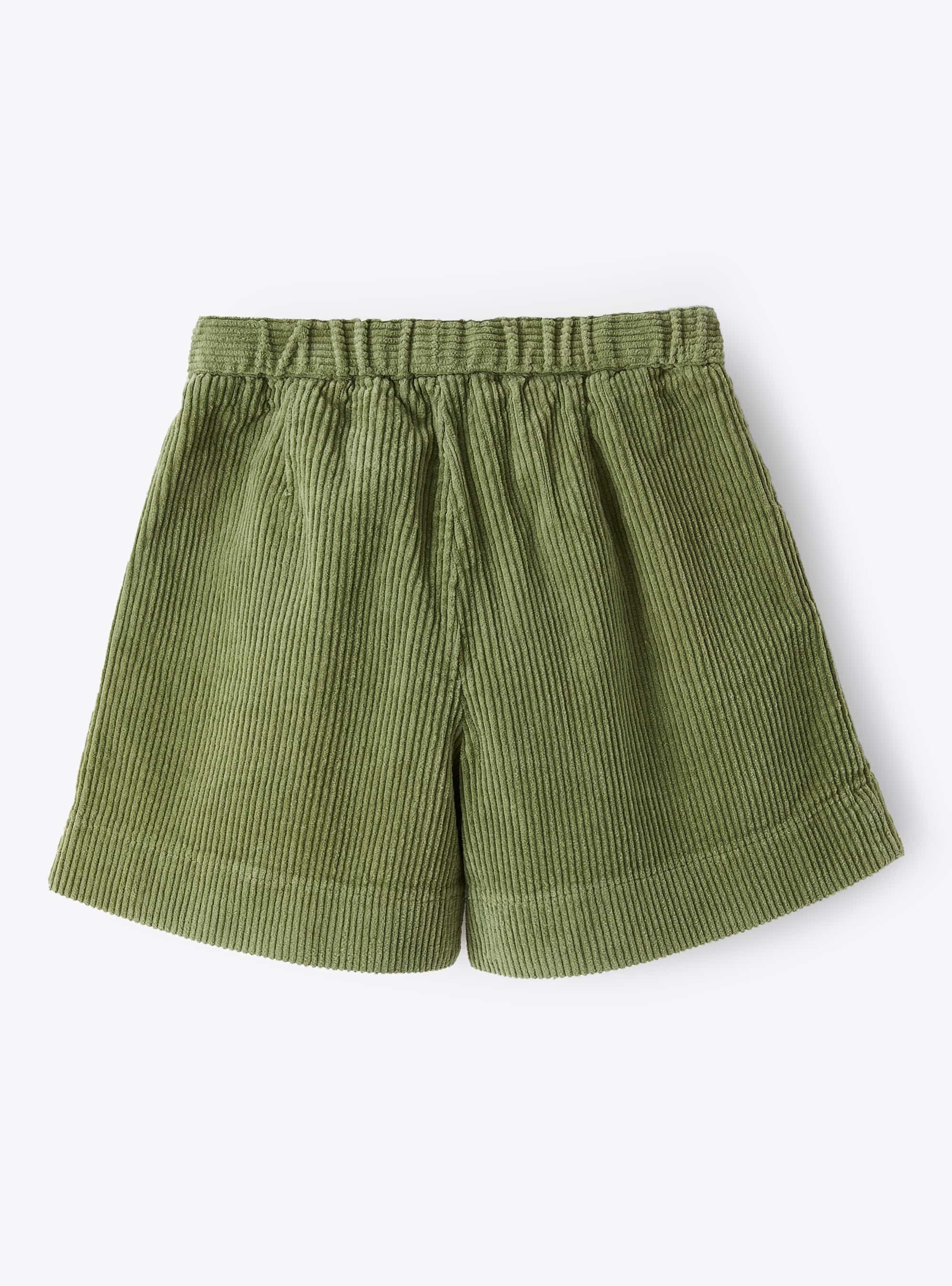 Green corduroy shorts - Green | Il Gufo