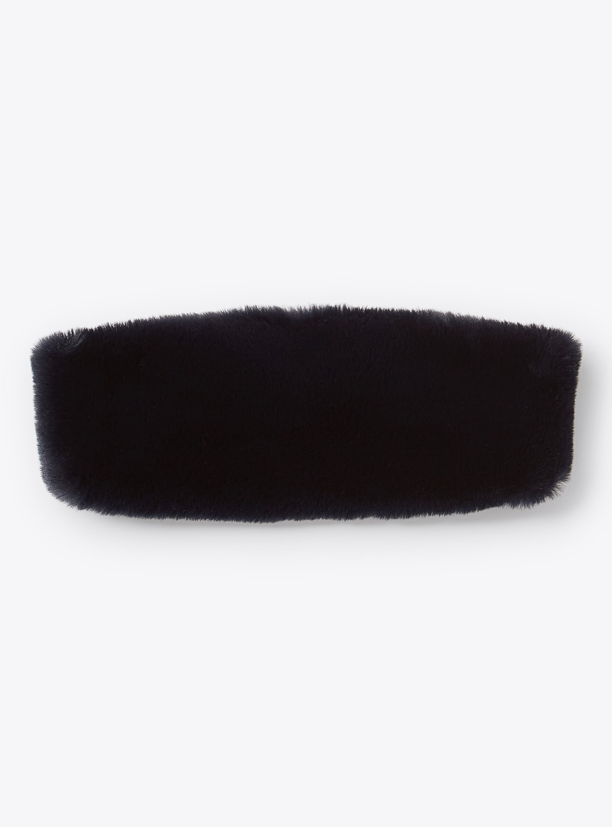 Navy faux fur headband - Accessories - Il Gufo