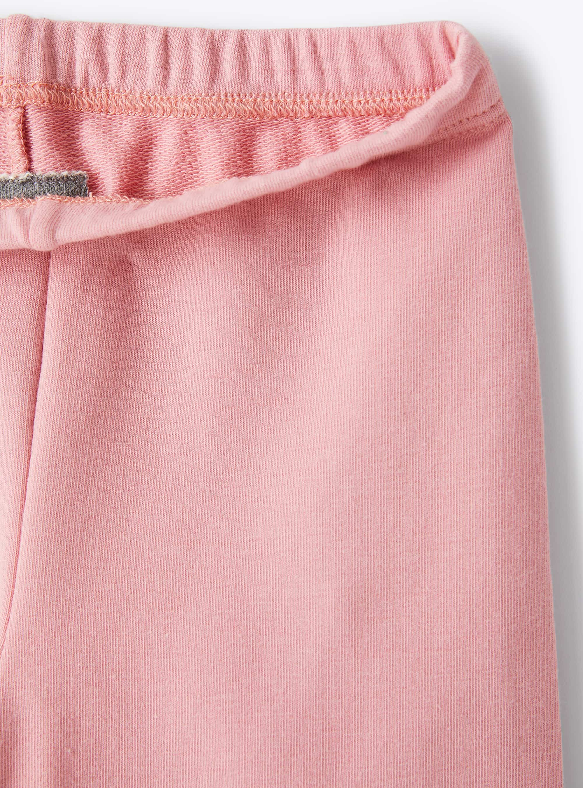 Pink fleece leggings - Pink | Il Gufo