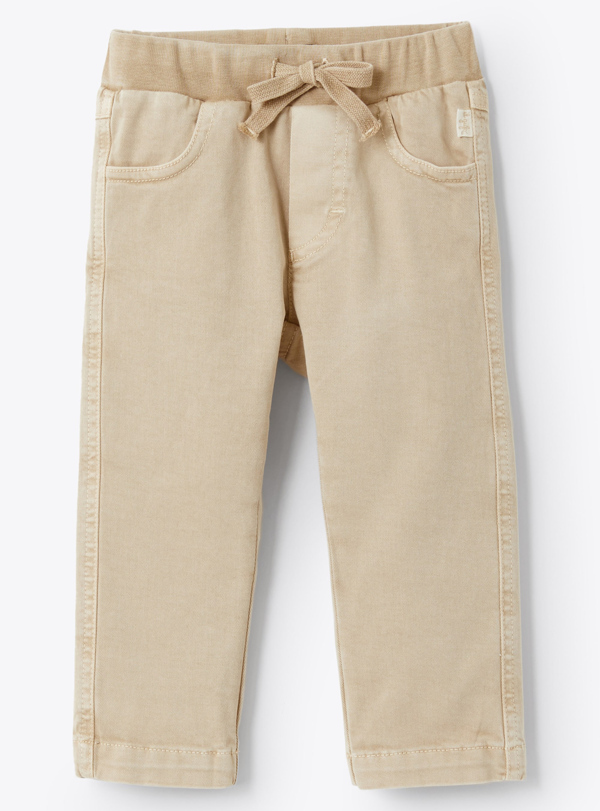 Pantalon en drill de coton beige - Pantalons - Il Gufo