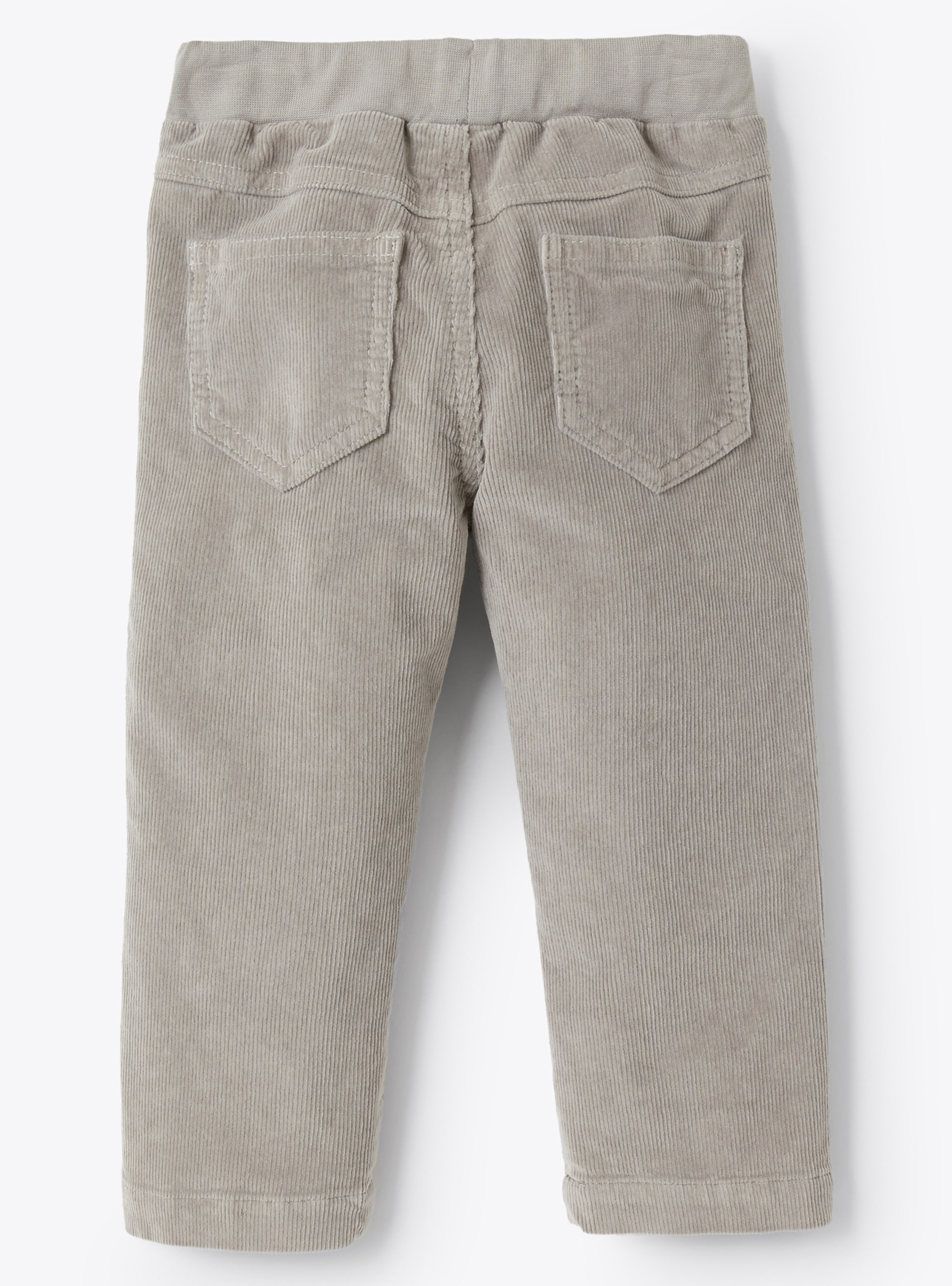 Pantaloni in velluto grigio a costine - Grigio | Il Gufo