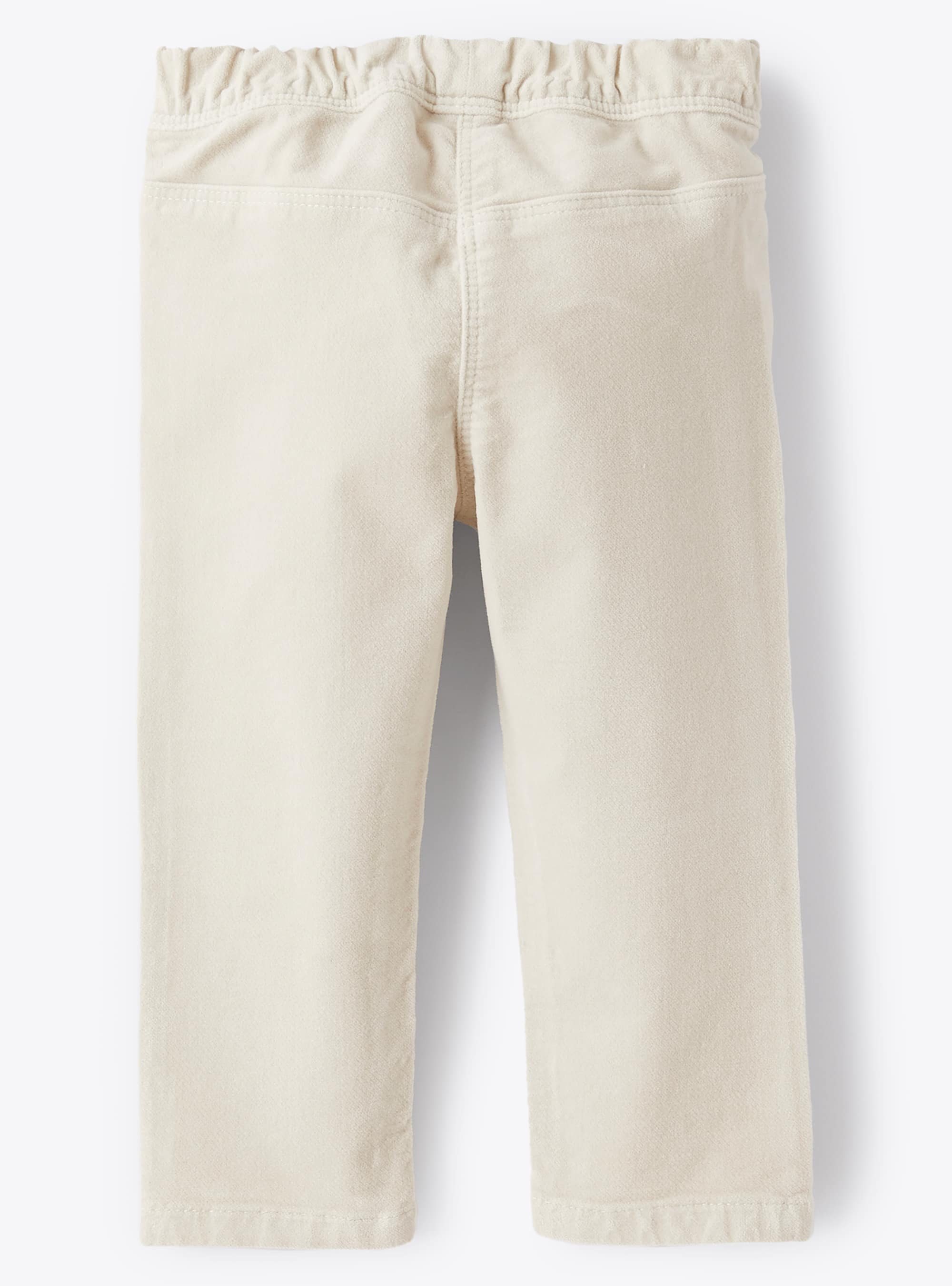 Skinny ice white velvet trousers - Grey | Il Gufo