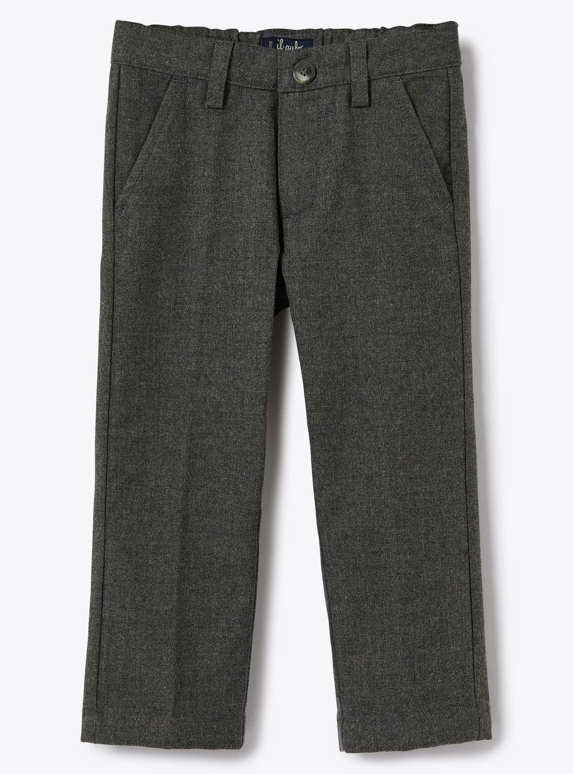 Pantalon classique en tecnowool gris - Pantalons - Il Gufo