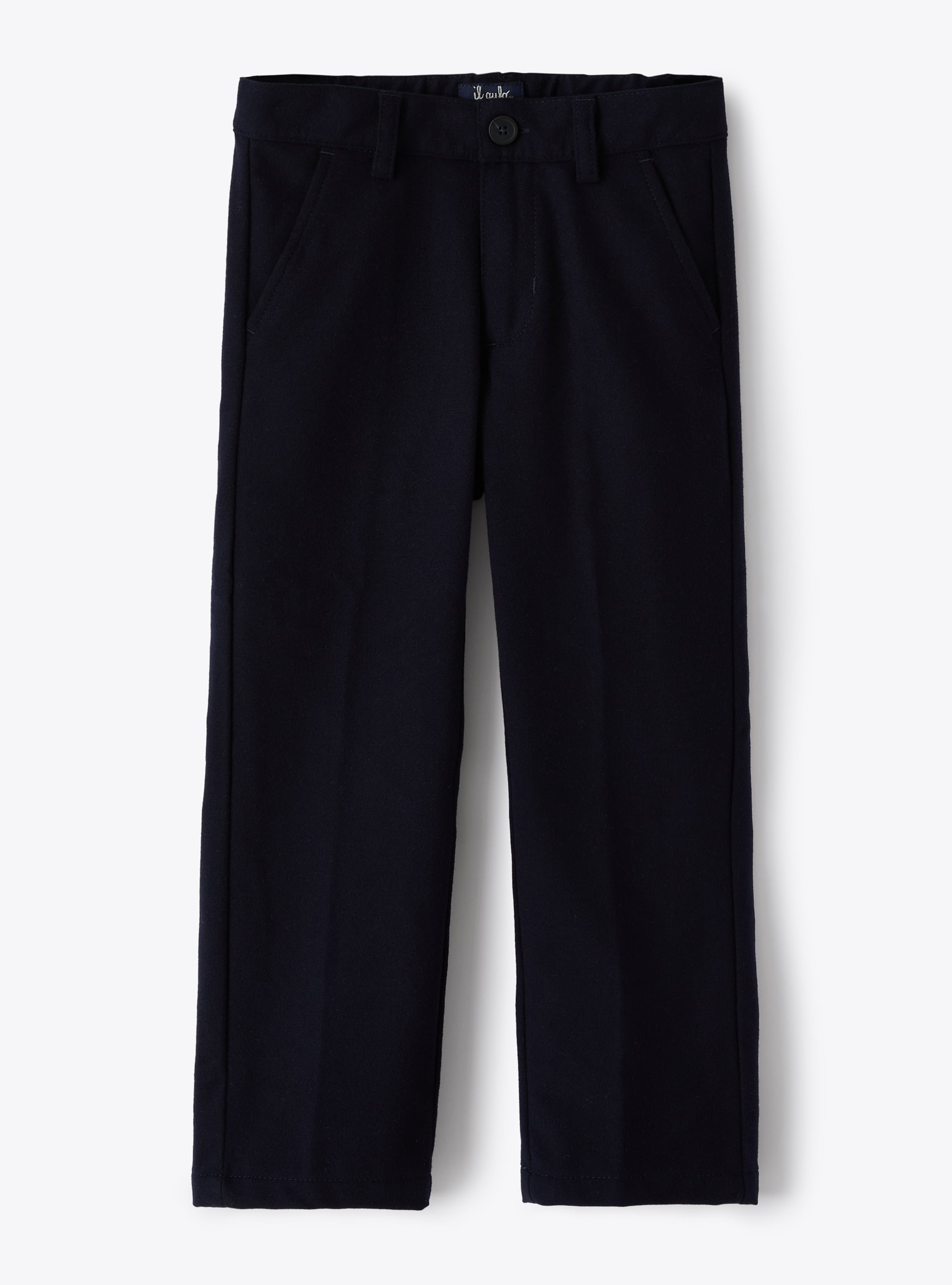 Classic navy technowool trousers - Trousers - Il Gufo
