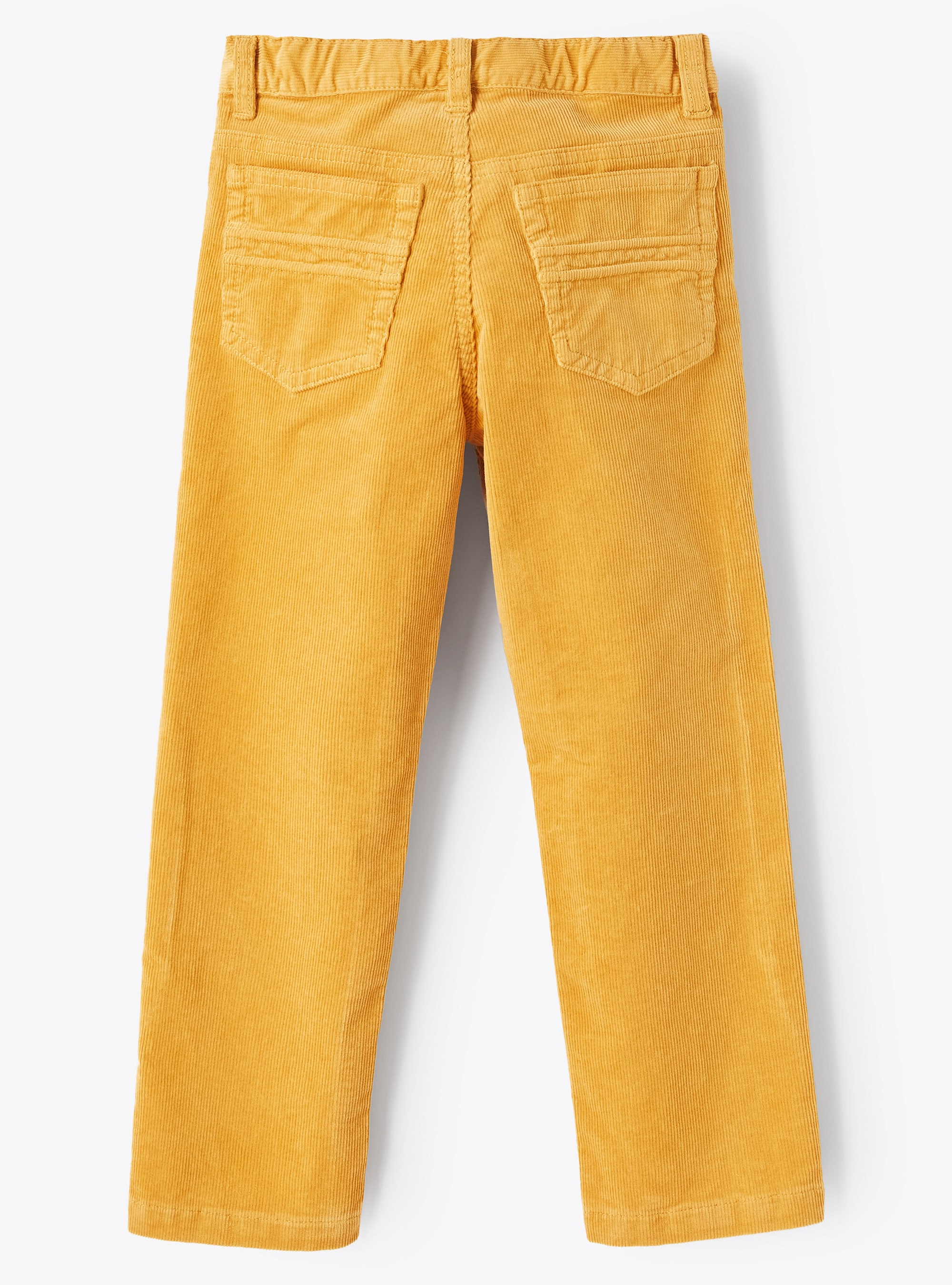 Pantalon à coupe classique en velours jaune - Beige | Il Gufo