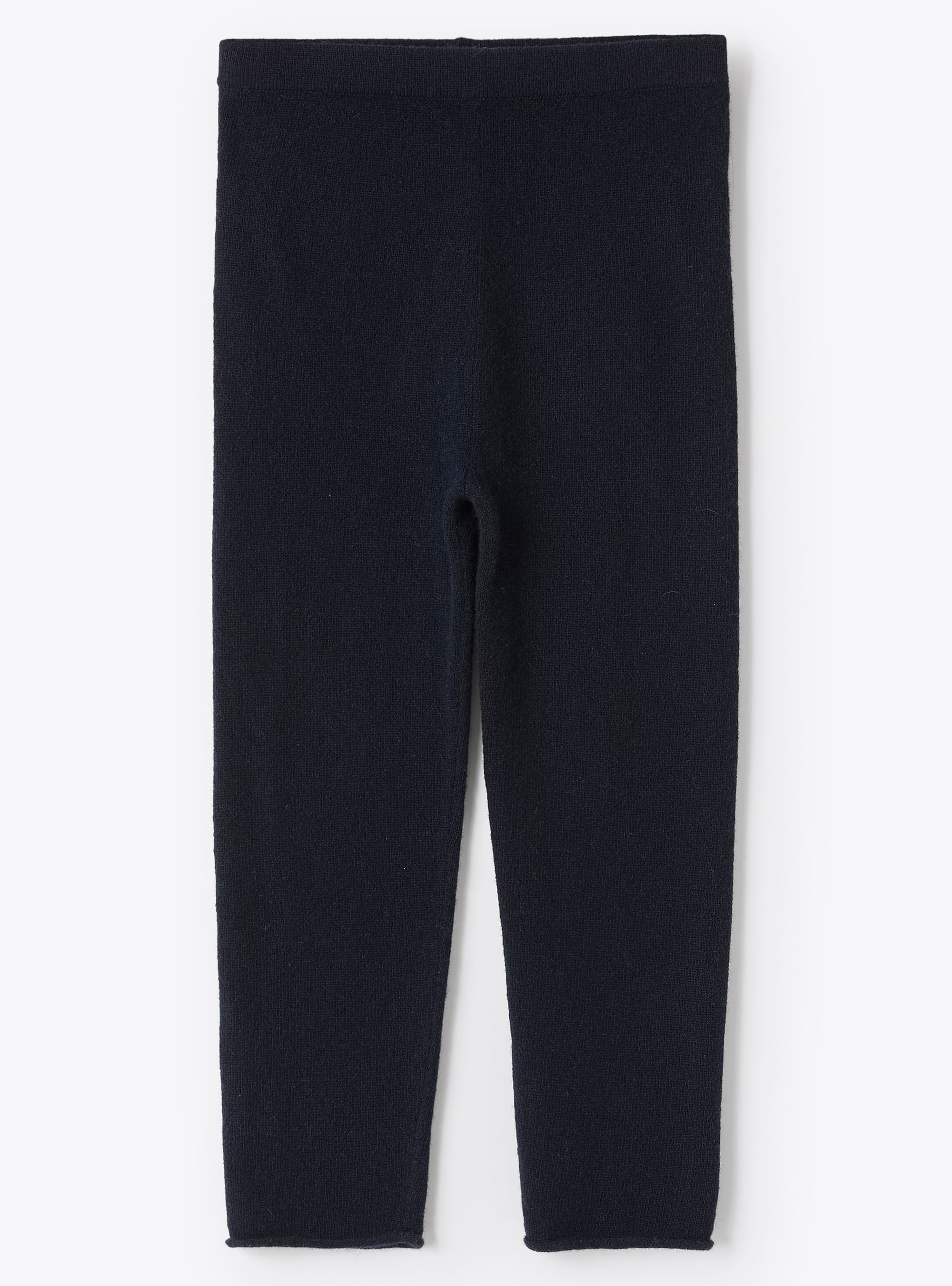 Leggings blu in lana merino - Pantaloni - Il Gufo