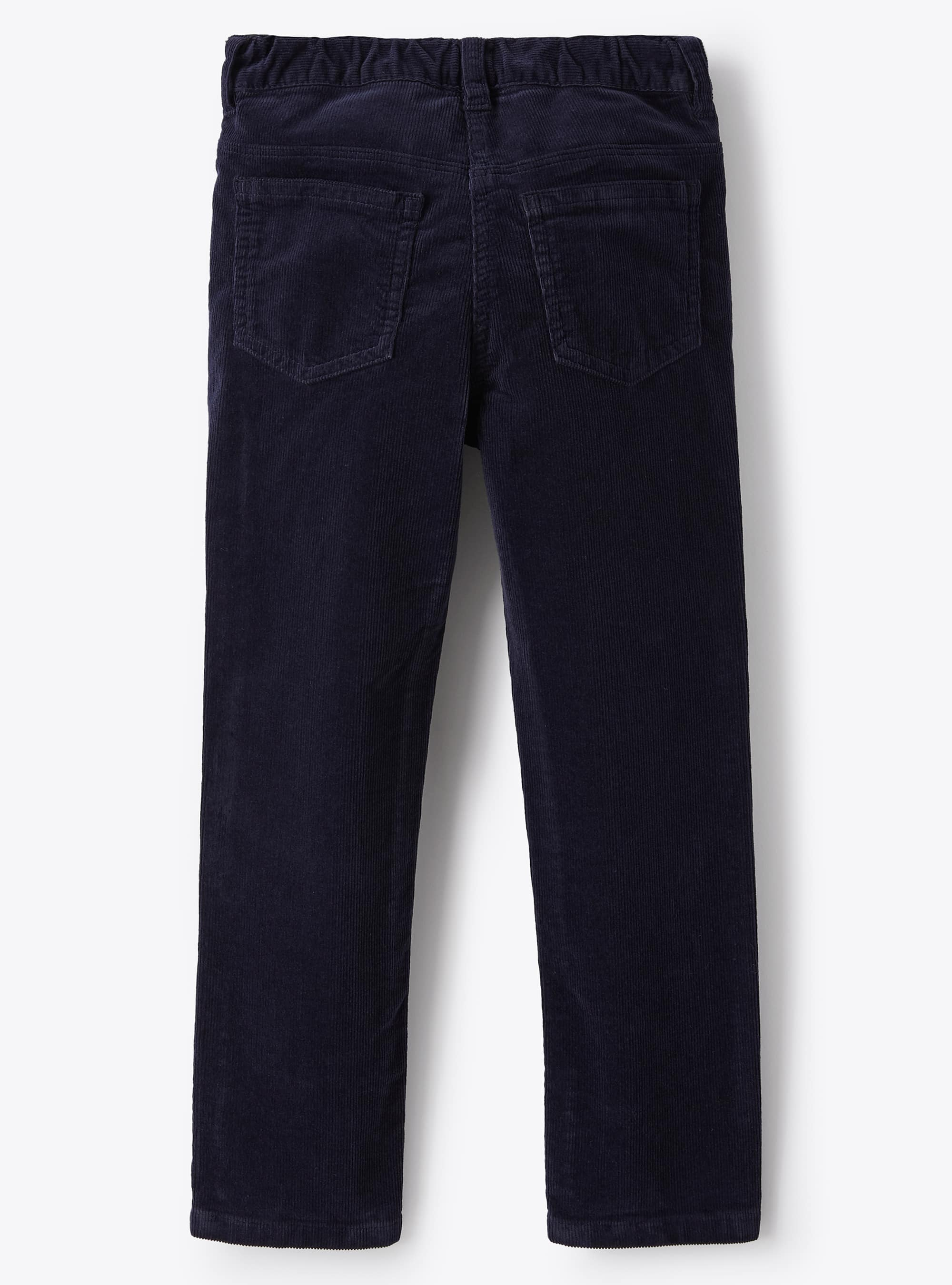 Slim fit navy corduroy trousers - Blue | Il Gufo