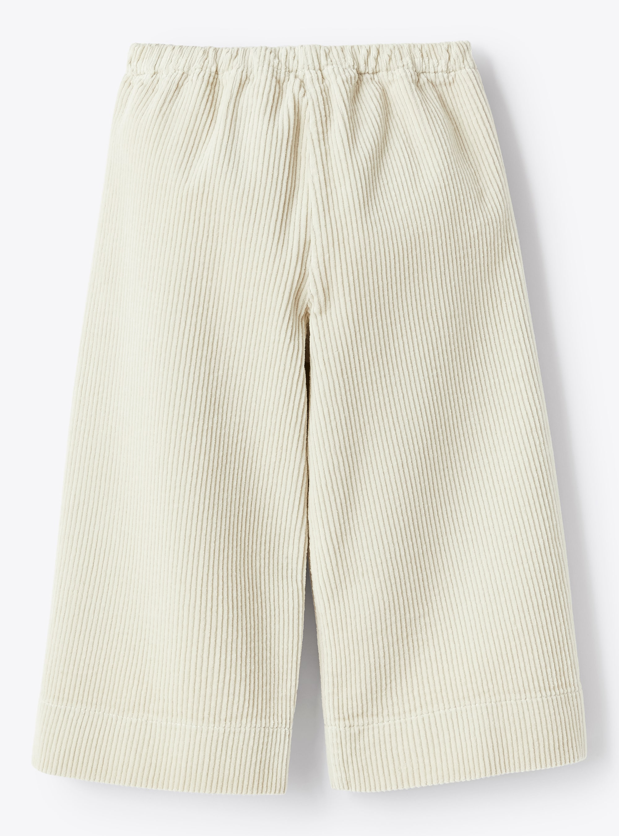 Corduroy culotte trousers - Grey | Il Gufo