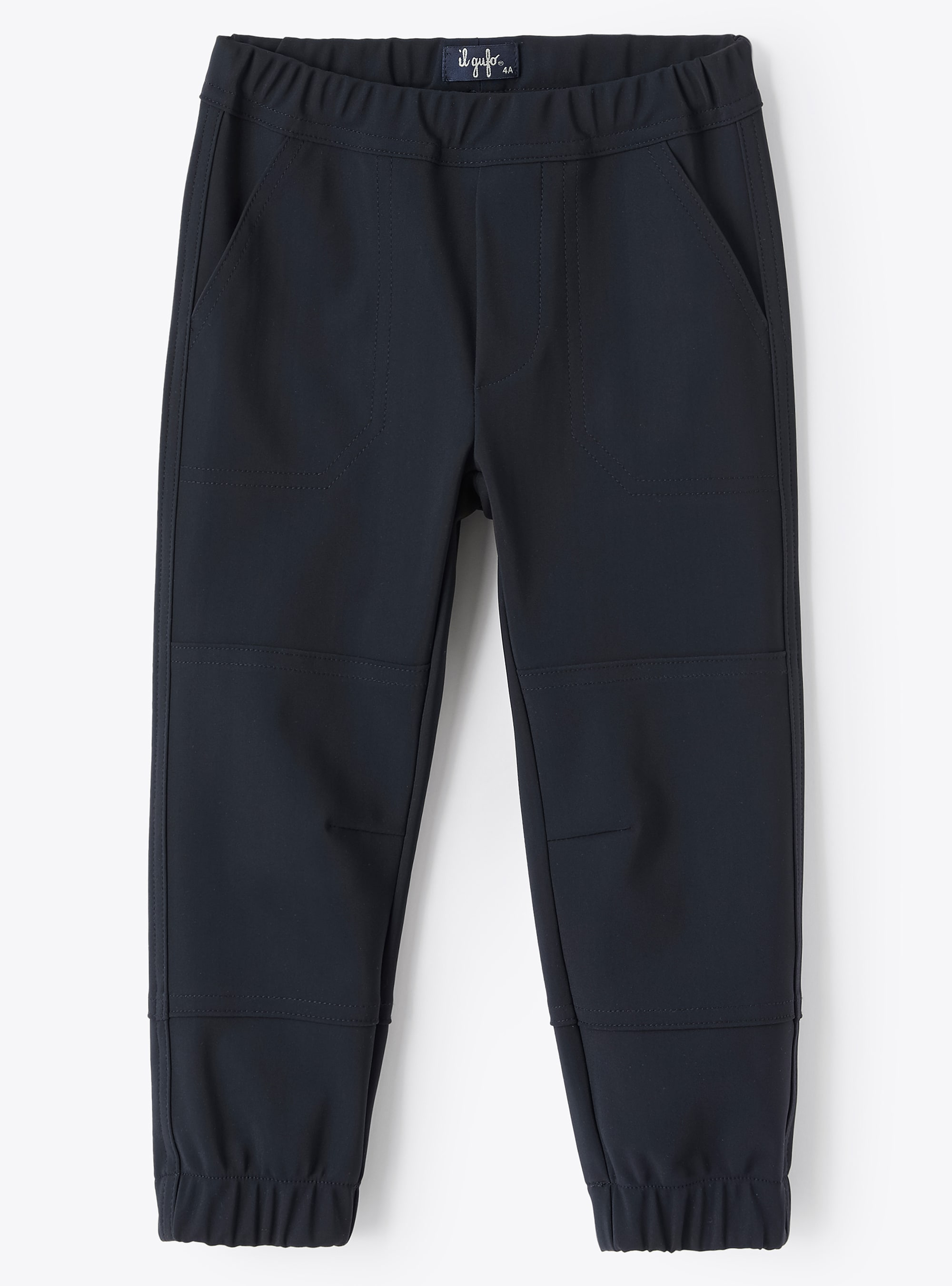 Midnight blue Sensitive® Fabrics joggers - Trousers - Il Gufo
