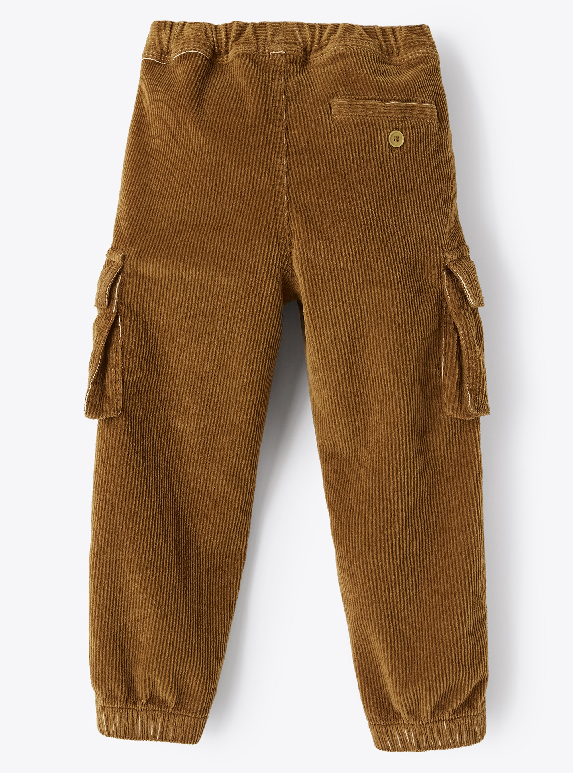 Pantalone cargo in velluto caramello - Marrone | Il Gufo