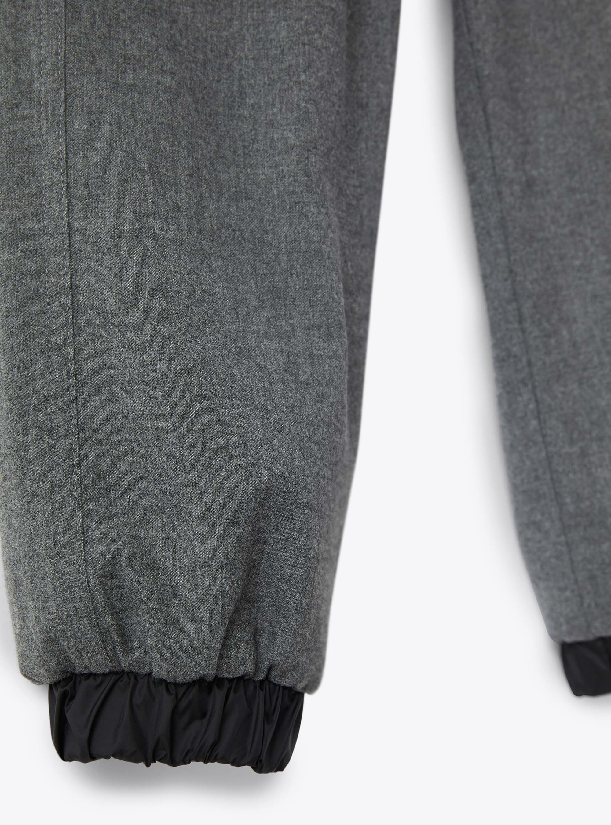 Pantaloni in tecnowool con dettagli tecnici - Grigio | Il Gufo