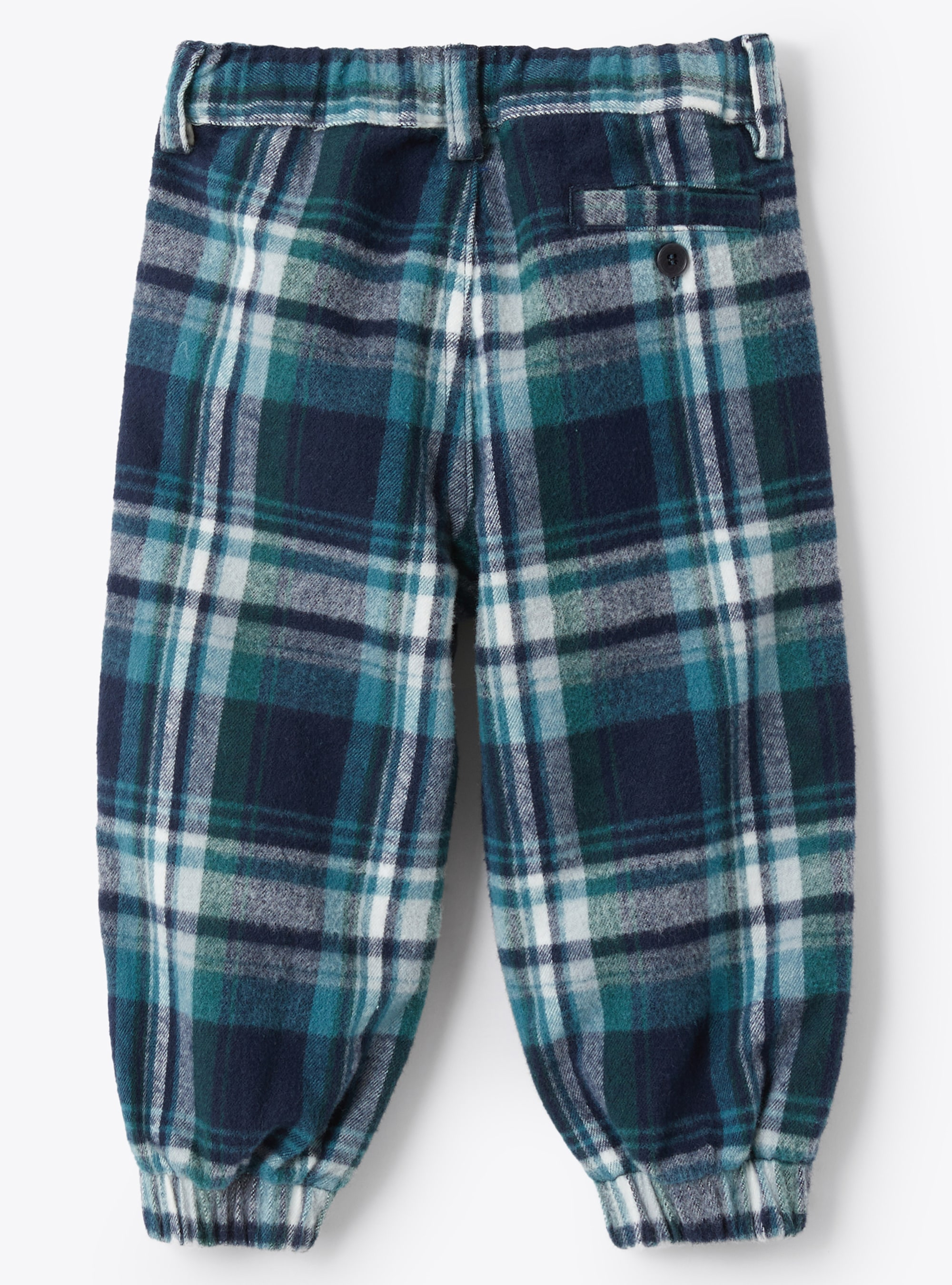 Baby boys' flannel trousers - Blue | Il Gufo