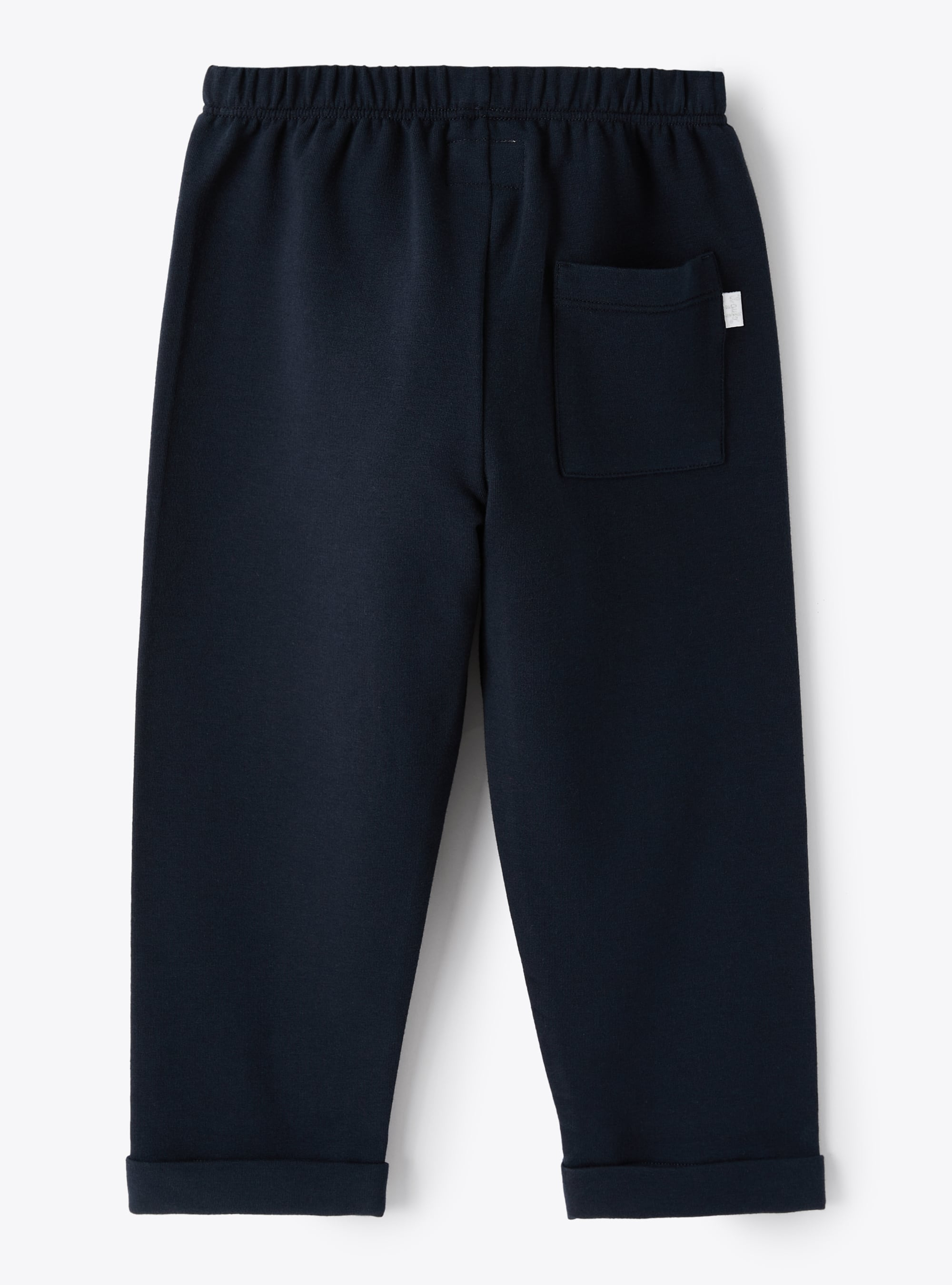 Pantalon en molleton stretch bleu - Bleu | Il Gufo