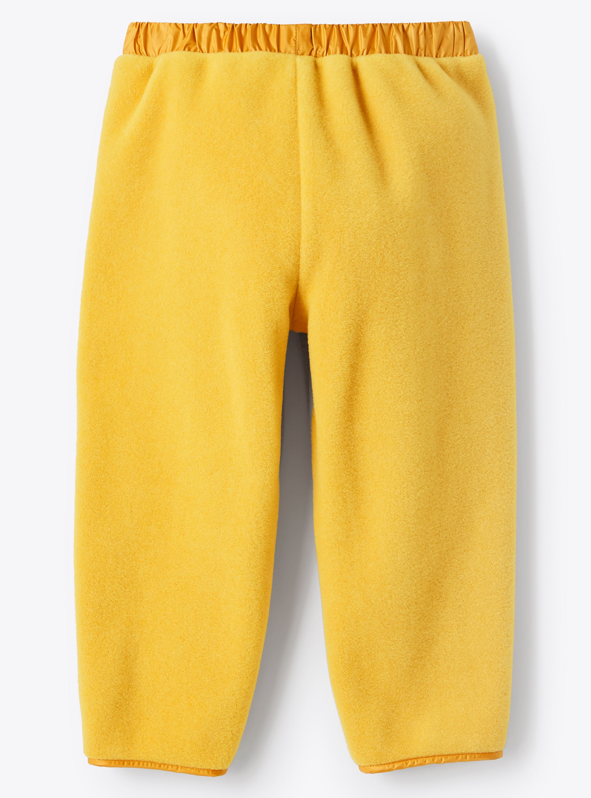 Yellow fleece joggers - Yellow | Il Gufo