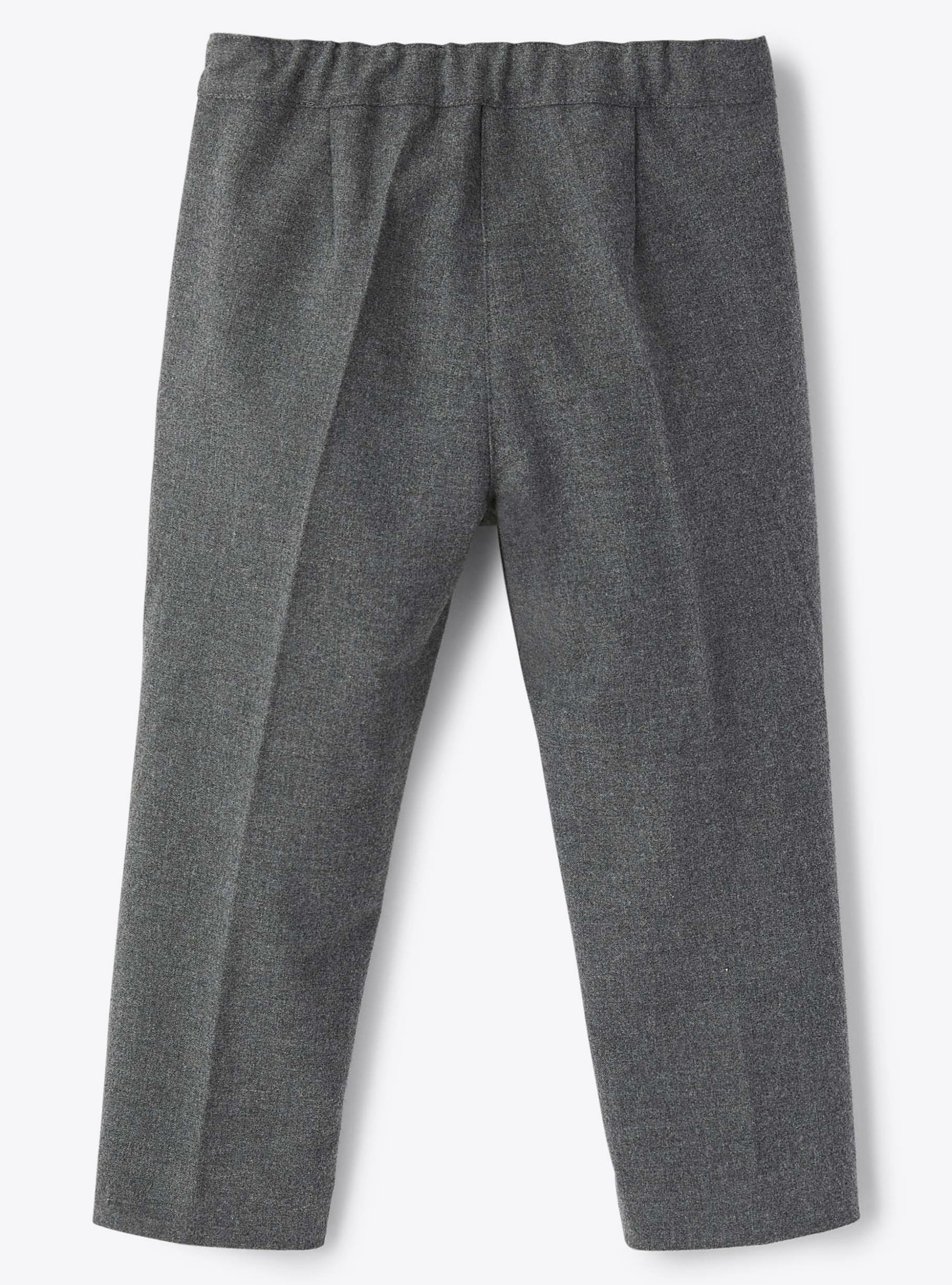 Pantalon capri en tecnowool gris - Gris | Il Gufo