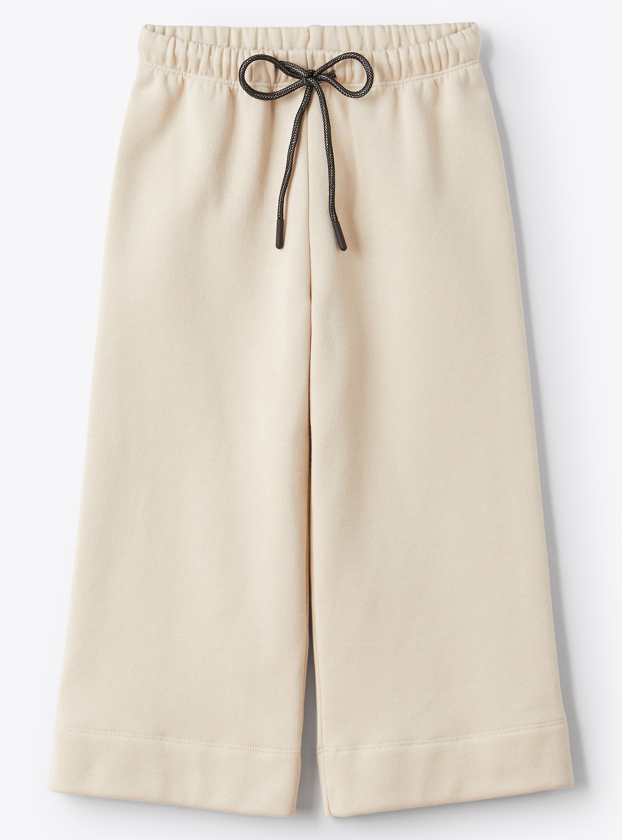 Cropped fleece trousers - Beige | Il Gufo