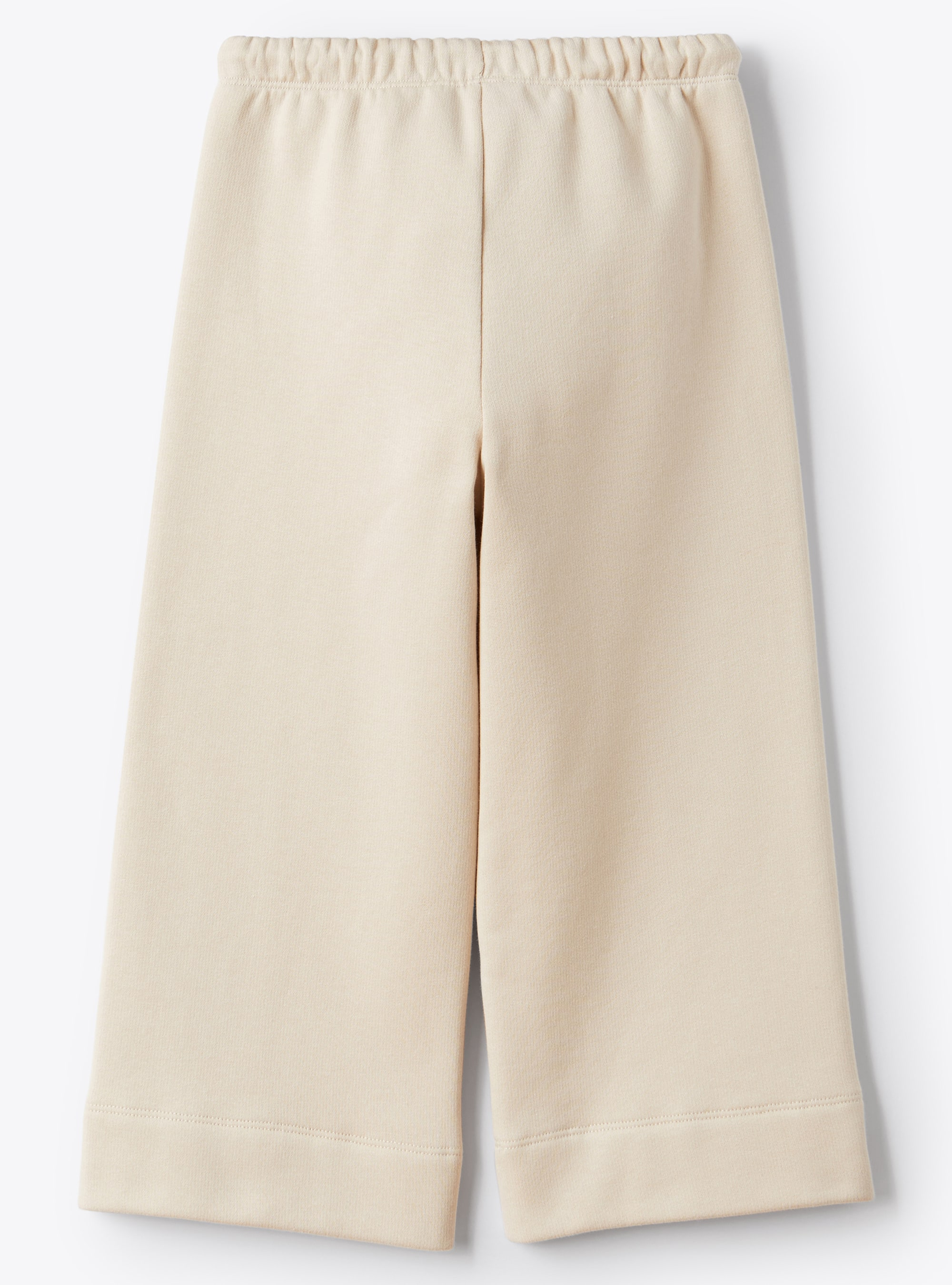 Cropped fleece trousers - Beige | Il Gufo